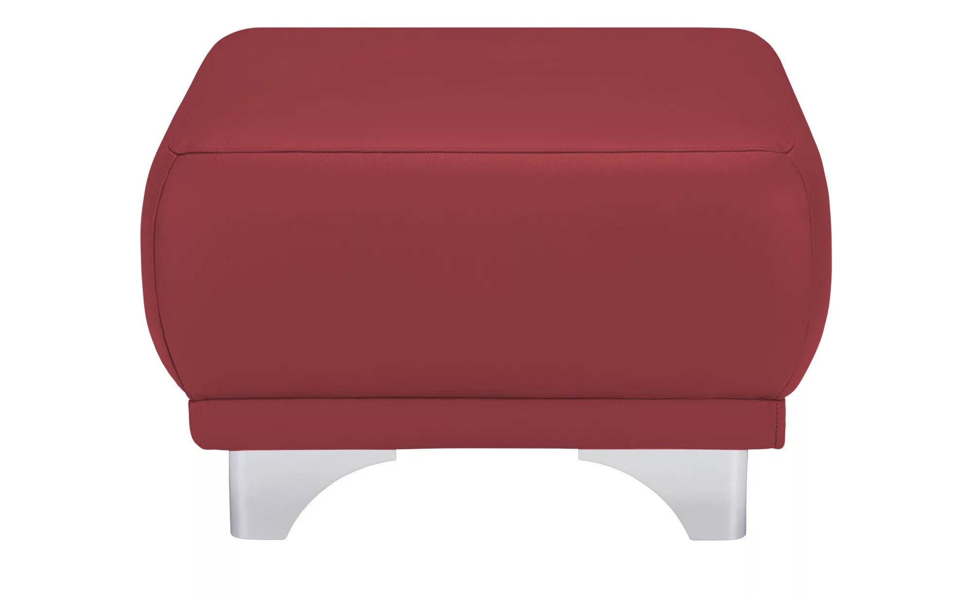 Hocker  Maranello ¦ rot ¦ Maße (cm): B: 66 H: 43 T: 66.0 Polstermöbel > Hoc günstig online kaufen