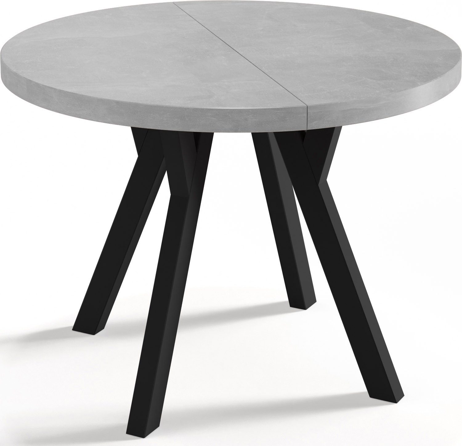 WFL GROUP Esstisch Twixy, Runde Loft günstig online kaufen