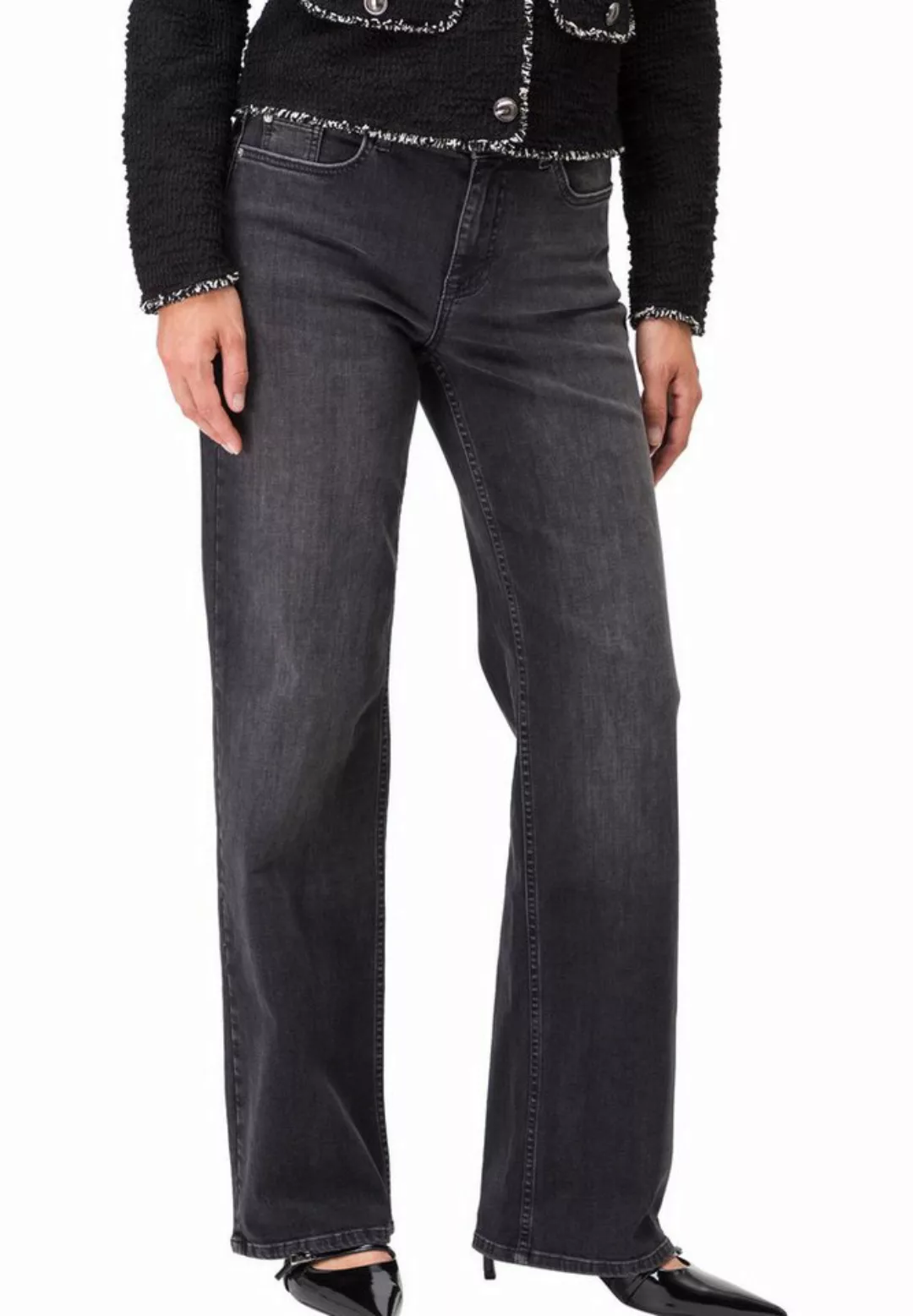 Zero Slim-fit-Jeans "zero Jeans Wide Leg Style WITNEY 32 Inch" günstig online kaufen