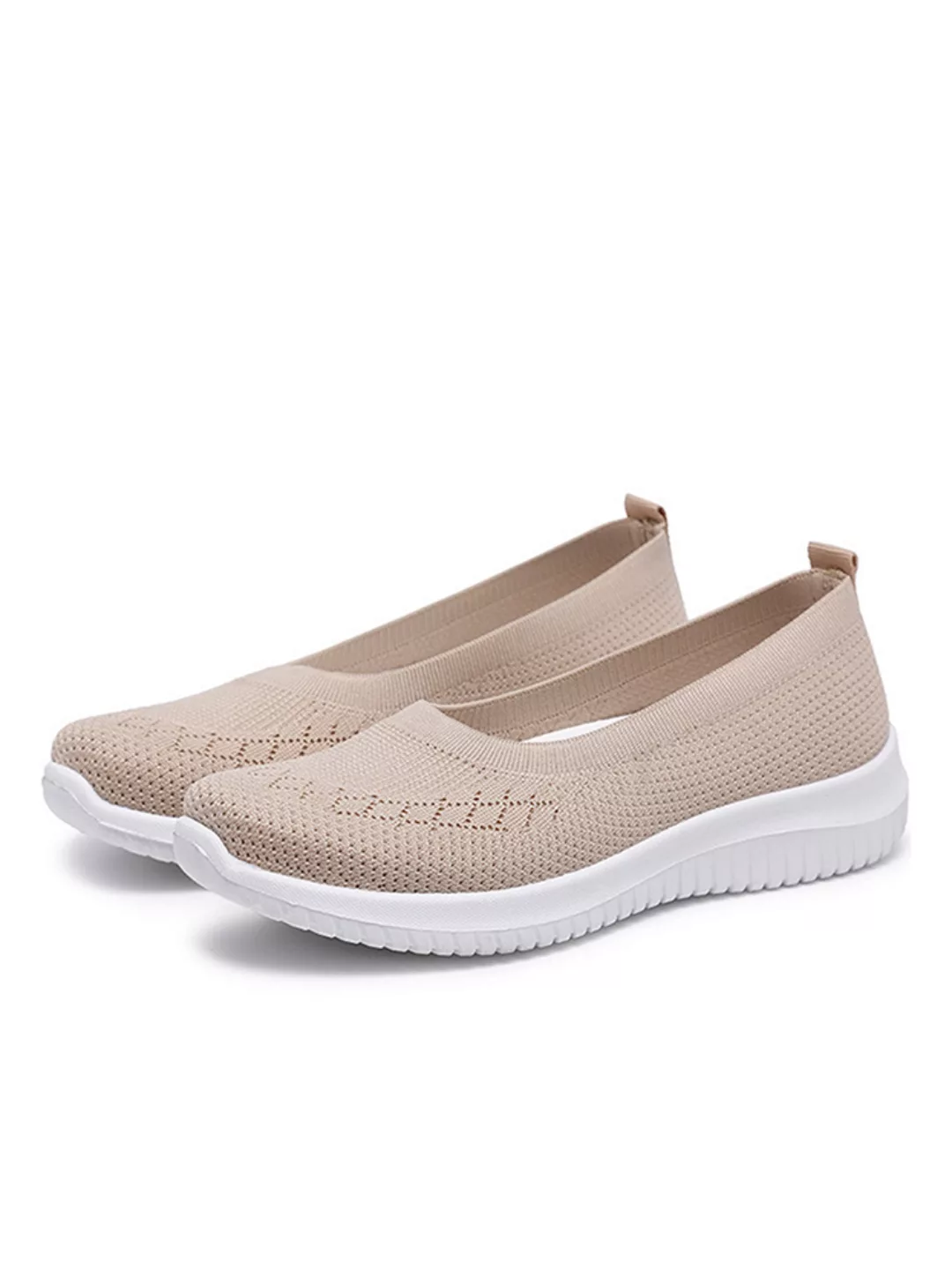 Damen Mesh Atmungsaktiv Einfach Slip On Faul Lässig Flache Wanderschuhe günstig online kaufen