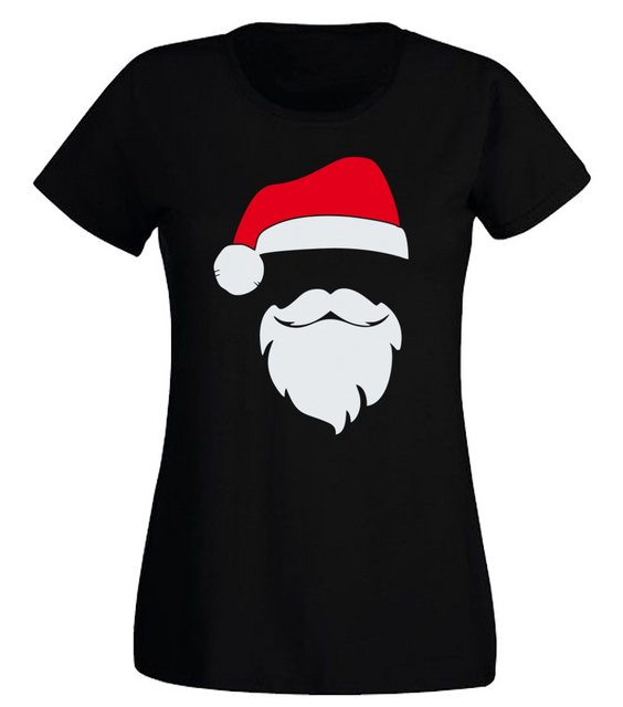 G-graphics T-Shirt Santa Clause Slim-fit Damen T-Shirt mit Weihnachtsmotiv günstig online kaufen