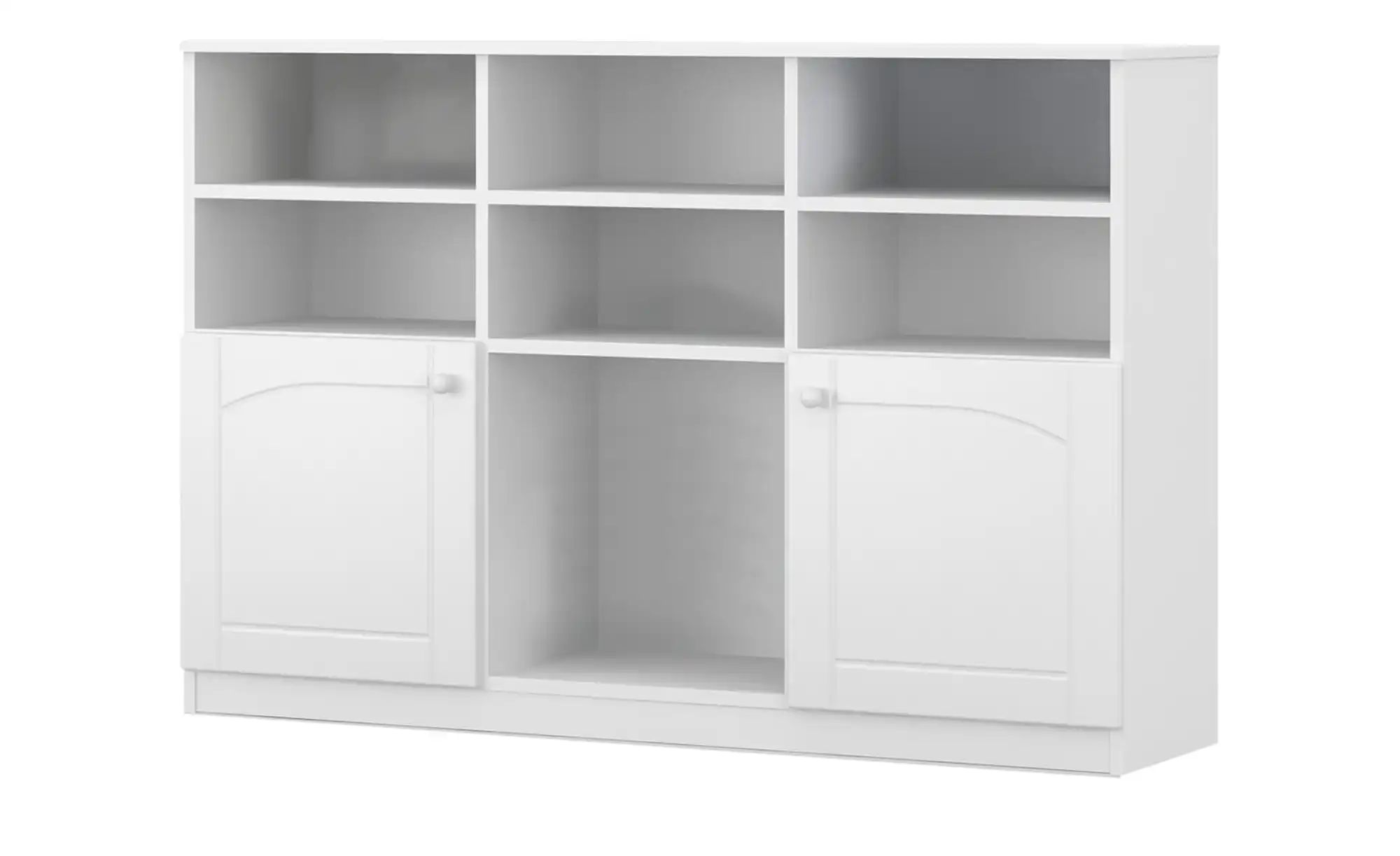 Sideboard  Bianco Fiori ¦ weiß ¦ Maße (cm): B: 133,8 H: 89 Kommoden & Sideb günstig online kaufen