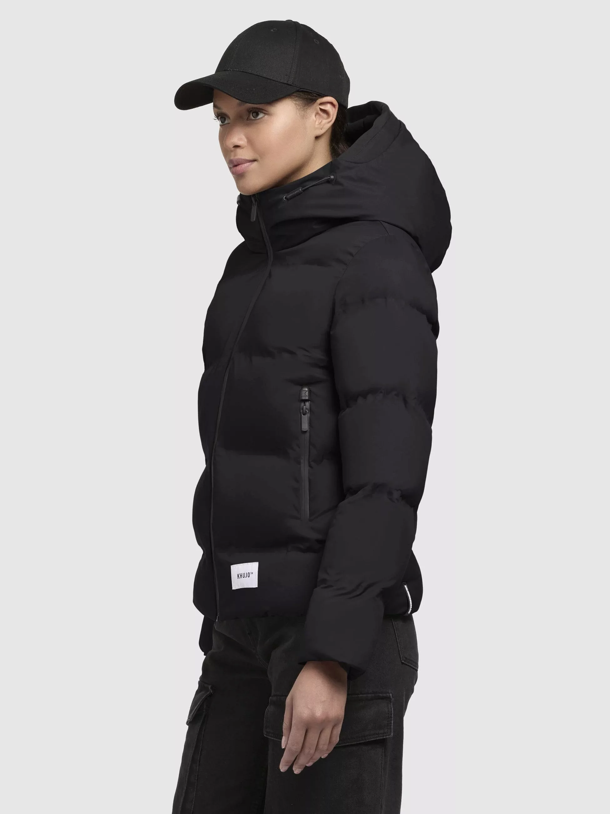 khujo Winterjacke "Liev", mit Kapuze, Warme Damen Winter Steppjacke günstig online kaufen