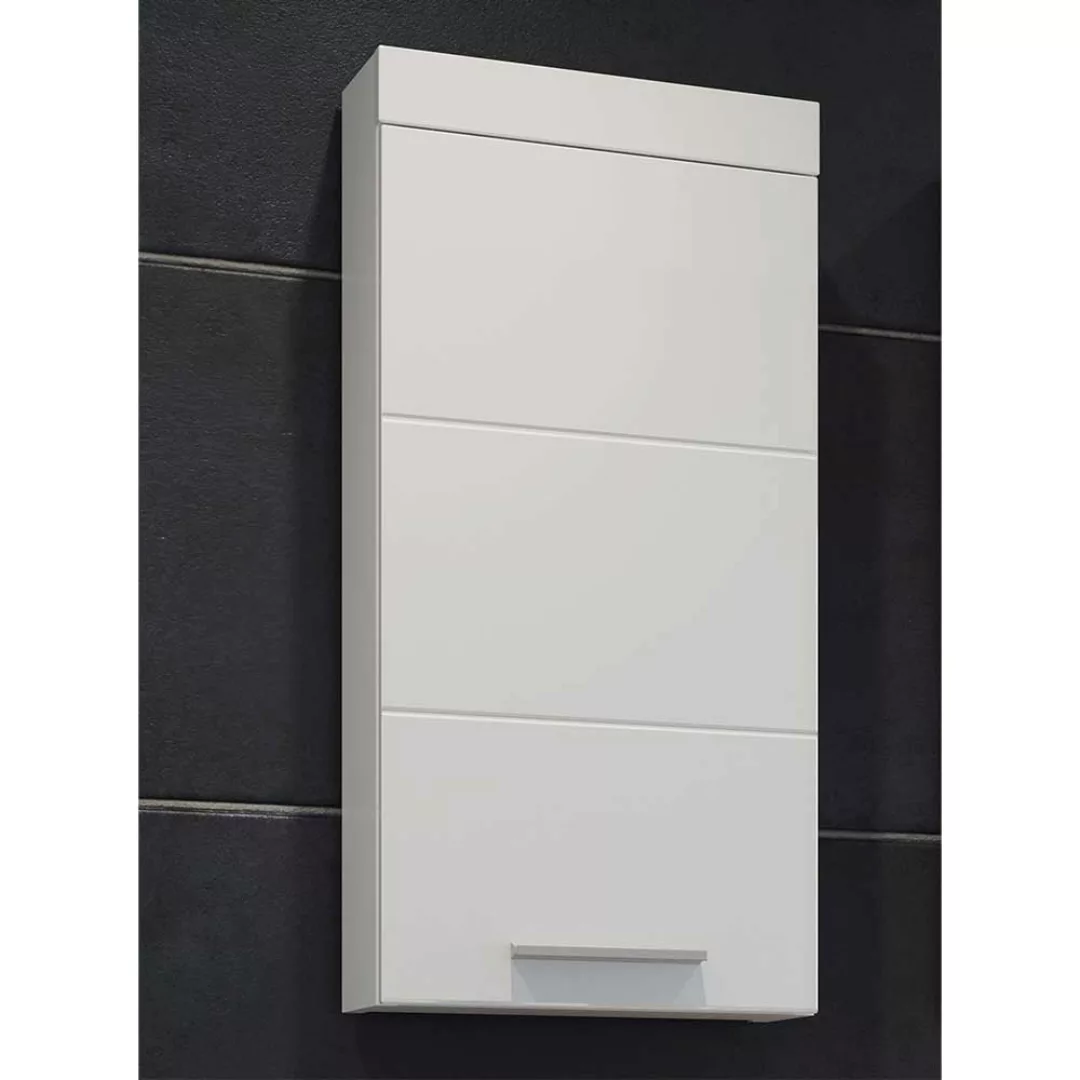 Badezimmer Oberschrank weiß 35 cm breit modernem Design günstig online kaufen