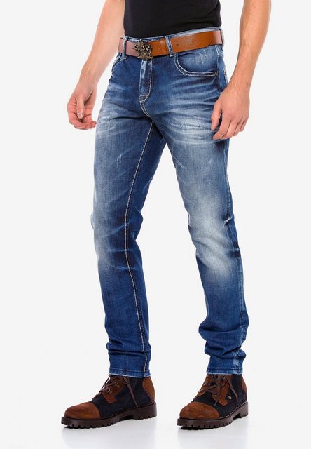 Cipo & Baxx Bequeme Jeans in legerem Regular Fit-Schnitt günstig online kaufen