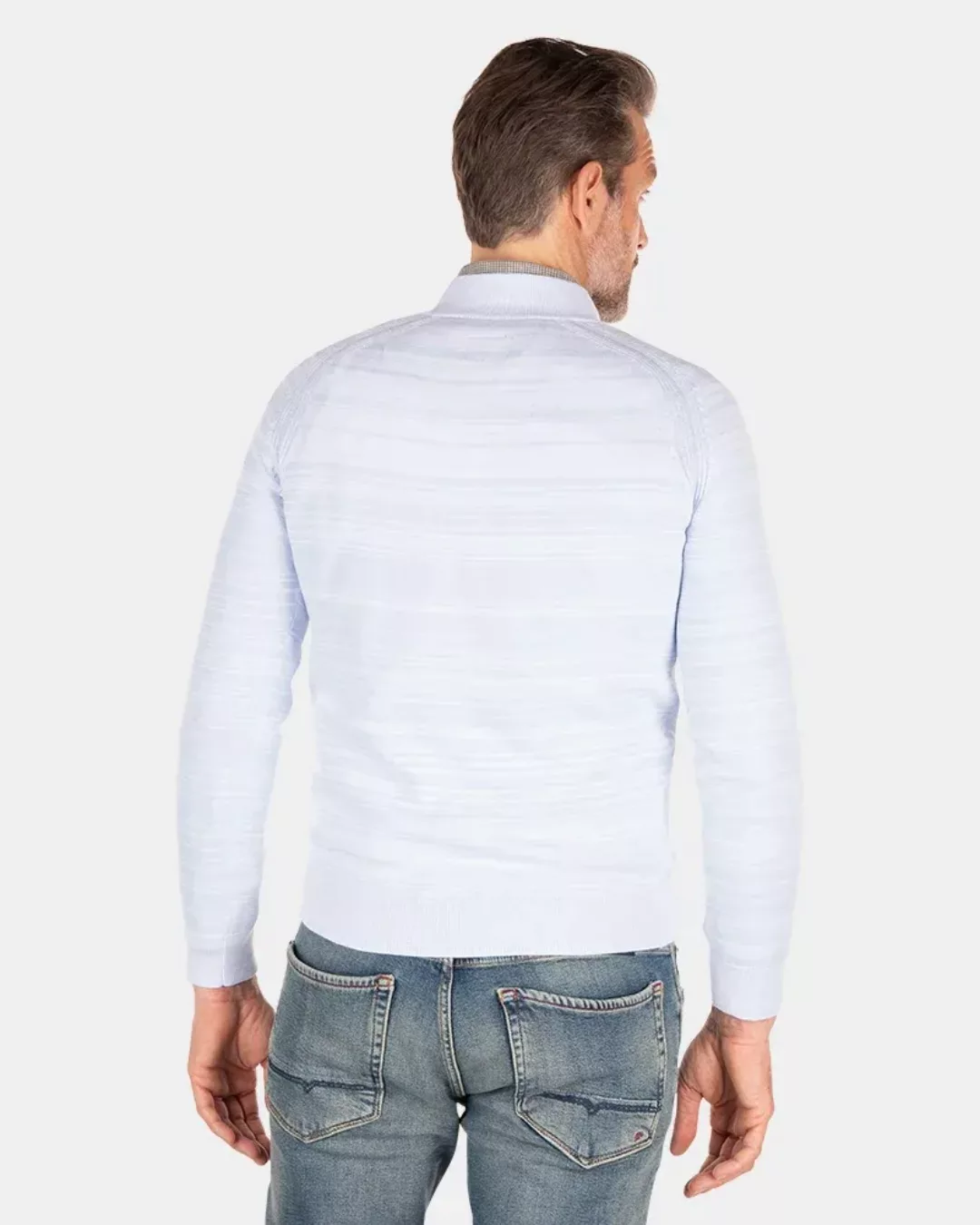 NZA Half Zip Pullover Waitaki Hellblau - Größe L günstig online kaufen