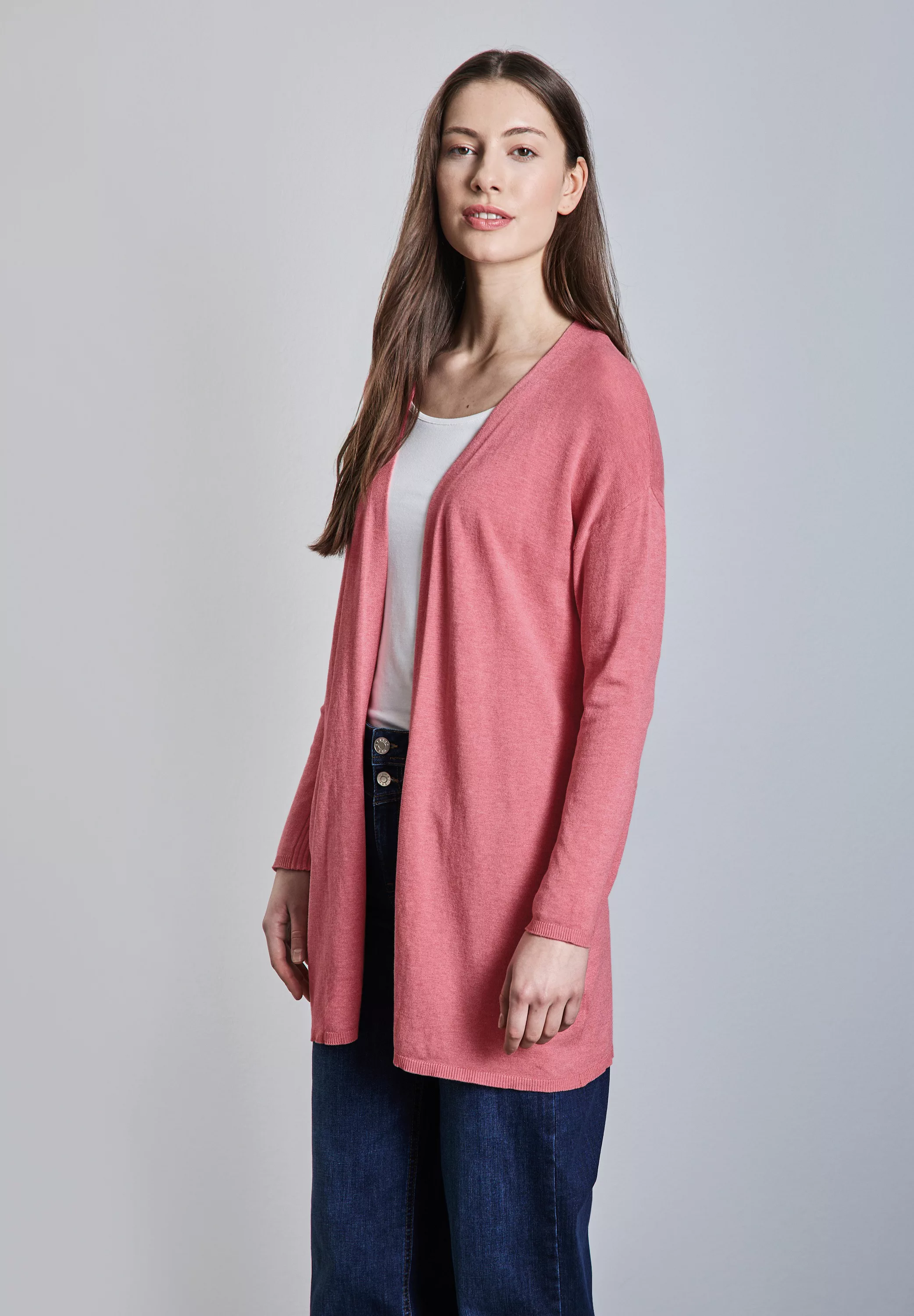 STREET ONE Strickjacke, aus softer Viskose günstig online kaufen