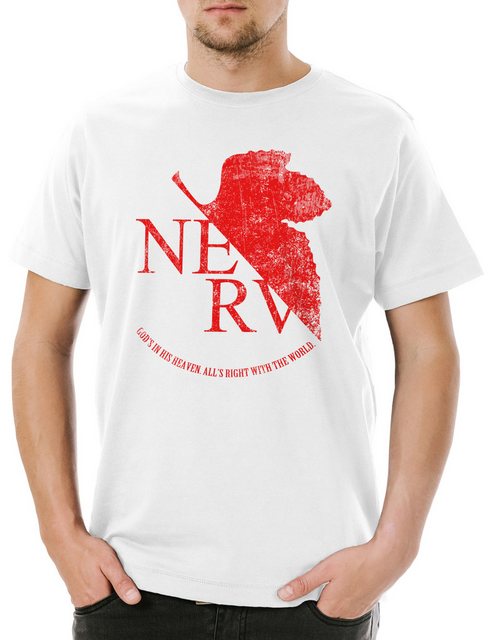 Urban Backwoods Print-Shirt Nerv Herren T-Shirt Gendo Gehirn Organisation S günstig online kaufen