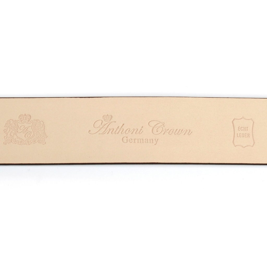 Anthoni Crown Ledergürtel, mit filigraner silberfarbener Dornschließe günstig online kaufen