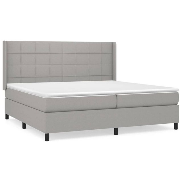 vidaXL Boxspringbett Bett Boxspringbett mit Matratze & Topper Stoff verschi günstig online kaufen