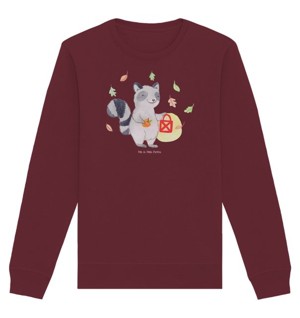 Mr. & Mrs. Panda Longpullover Größe M Waschbär Laterne - Burgundy - Geschen günstig online kaufen