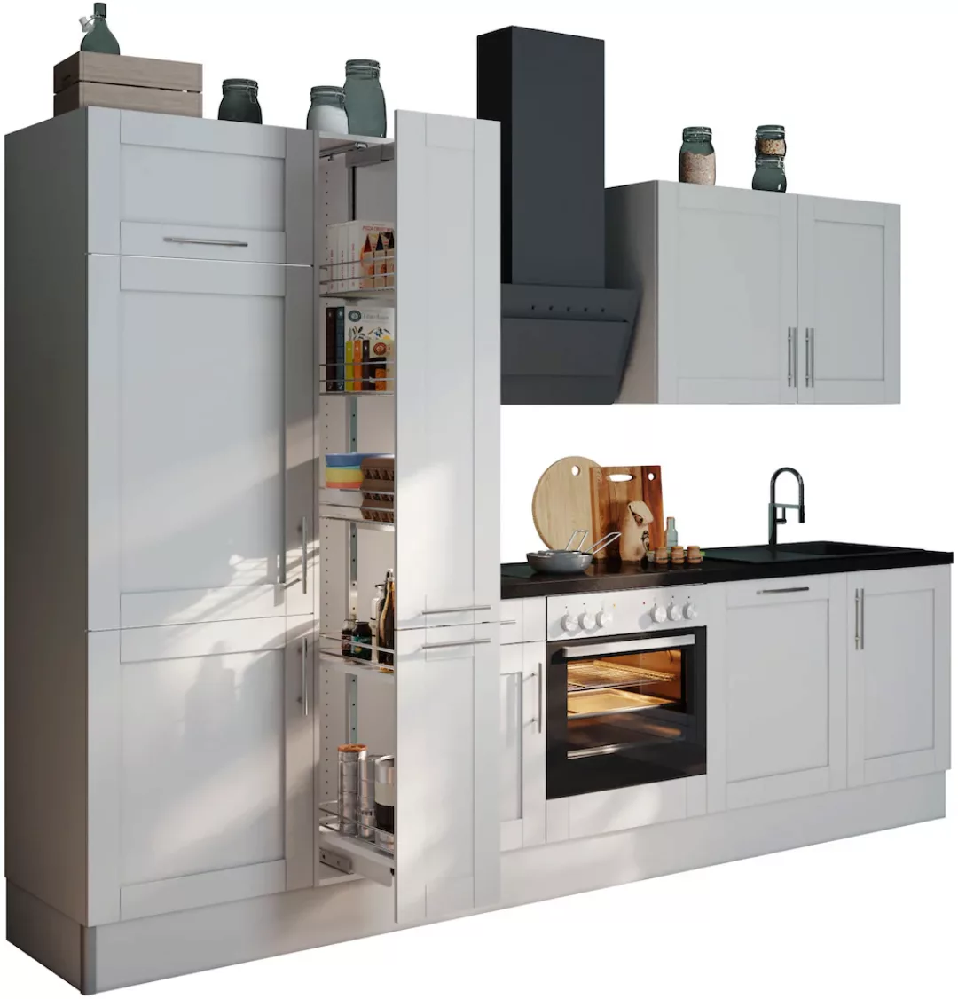OPTIFIT Küche "Ahus", Breite 310 cm,wahlweise mit E-Geräten,MDF Fronten,Sof günstig online kaufen