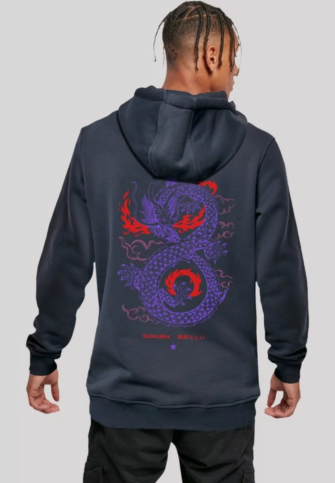 F4NT4STIC Kapuzenpullover "Dragon fire", Print günstig online kaufen