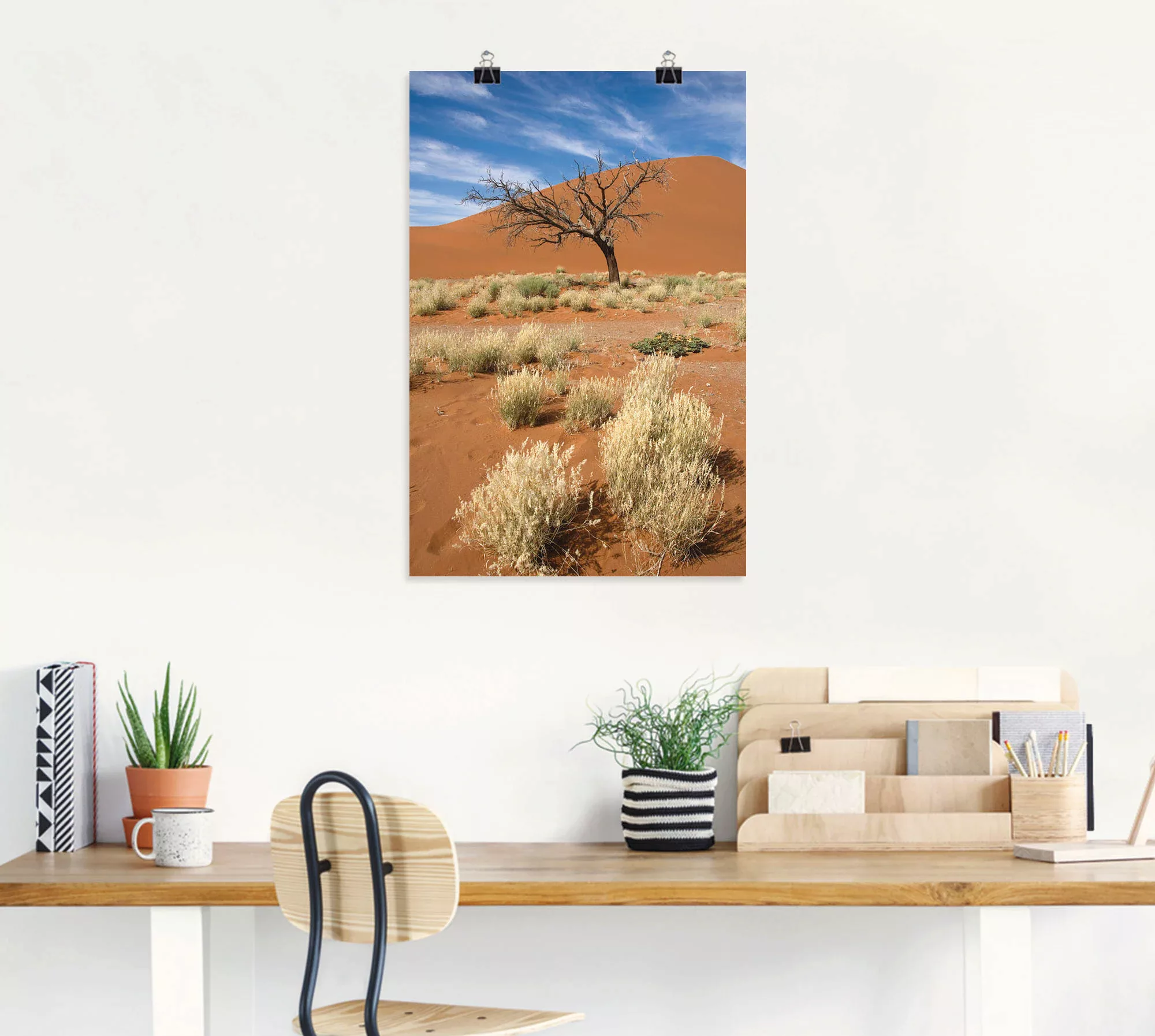 Artland Wandbild "Namib-Wüste 2", Afrika, (1 St.), als Leinwandbild, Poster günstig online kaufen