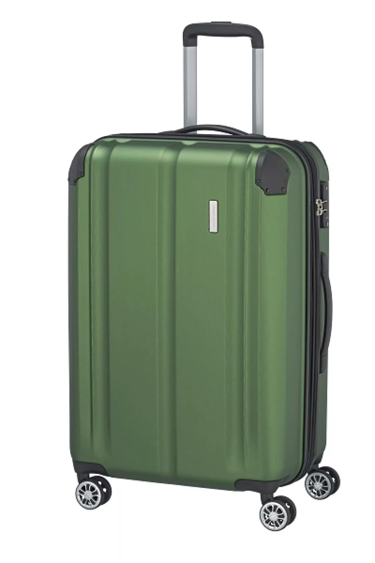 Travelite Trolley CITY Hartschalenkoffer M 68cm Grün günstig online kaufen