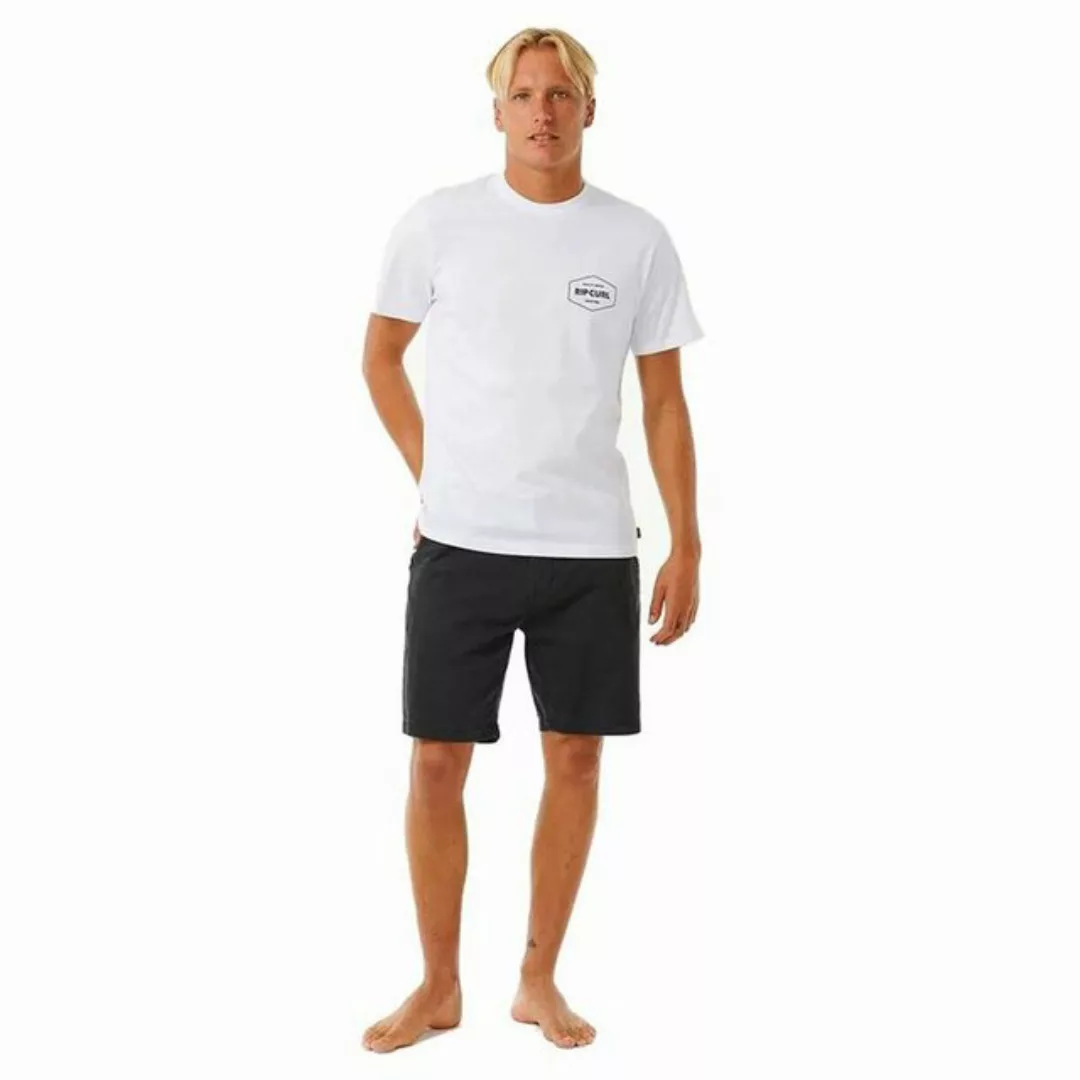 Rip Curl T-Shirt Herren Kurzarm-T-Shirt Rip Curl Stapler Weiß günstig online kaufen