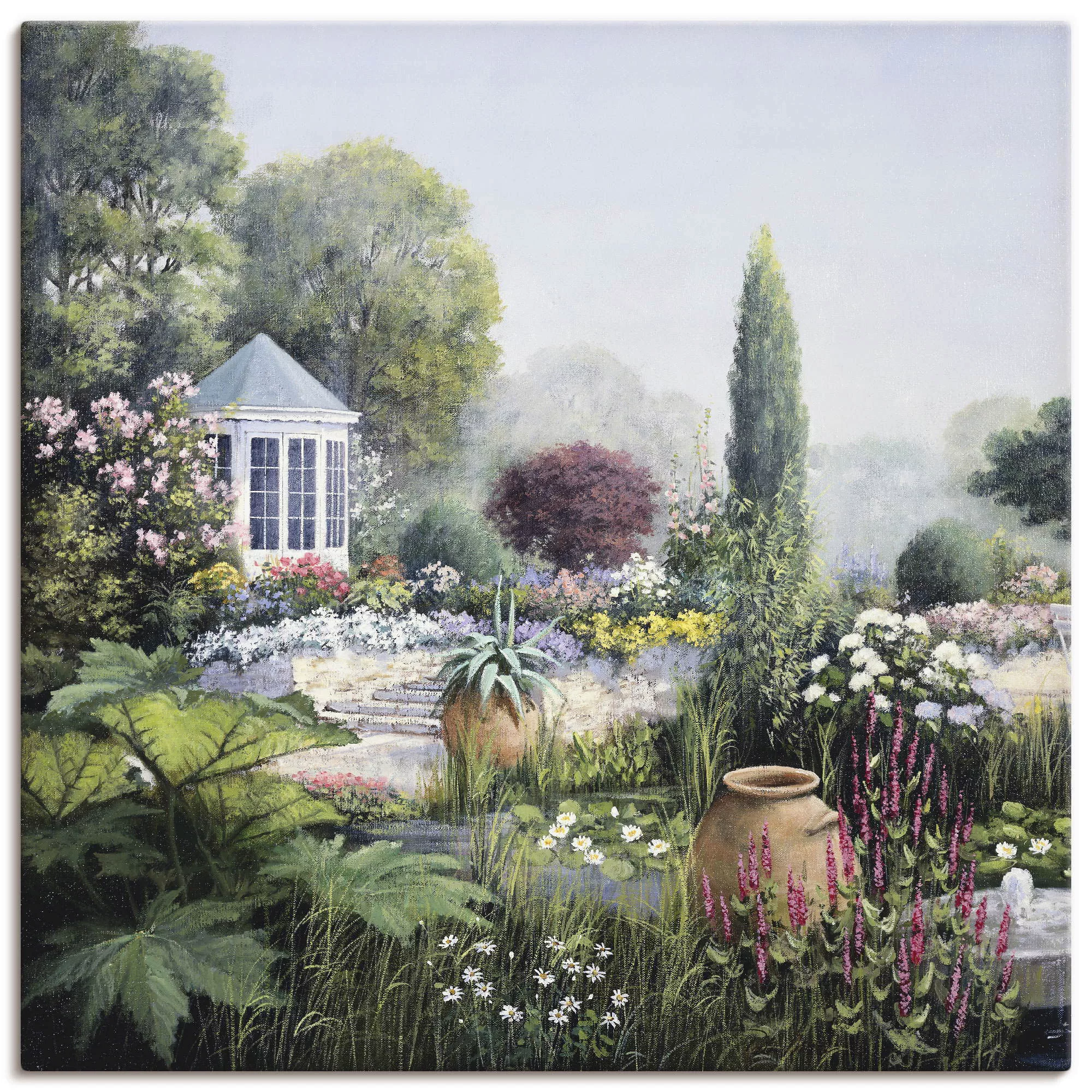 Artland Leinwandbild »Paradies I«, Garten, (1 St.), auf Keilrahmen gespannt günstig online kaufen