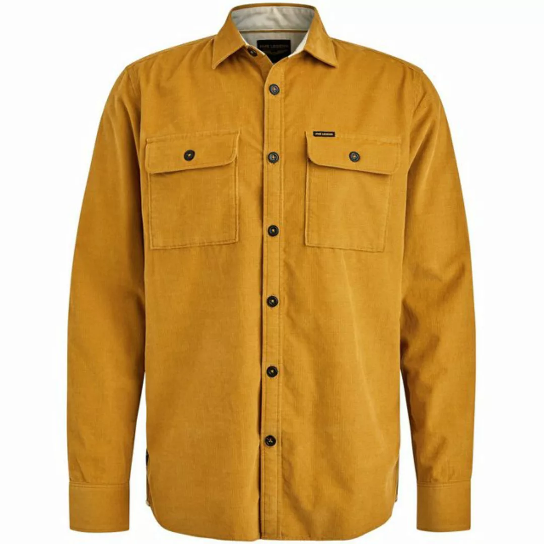 PME LEGEND Langarmshirt Long Sleeve Shirt Fine Waffle Cord, Birch günstig online kaufen