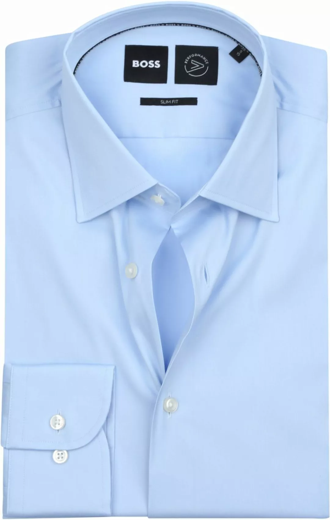 BOSS Hank Hemd Blau - Größe 44 günstig online kaufen