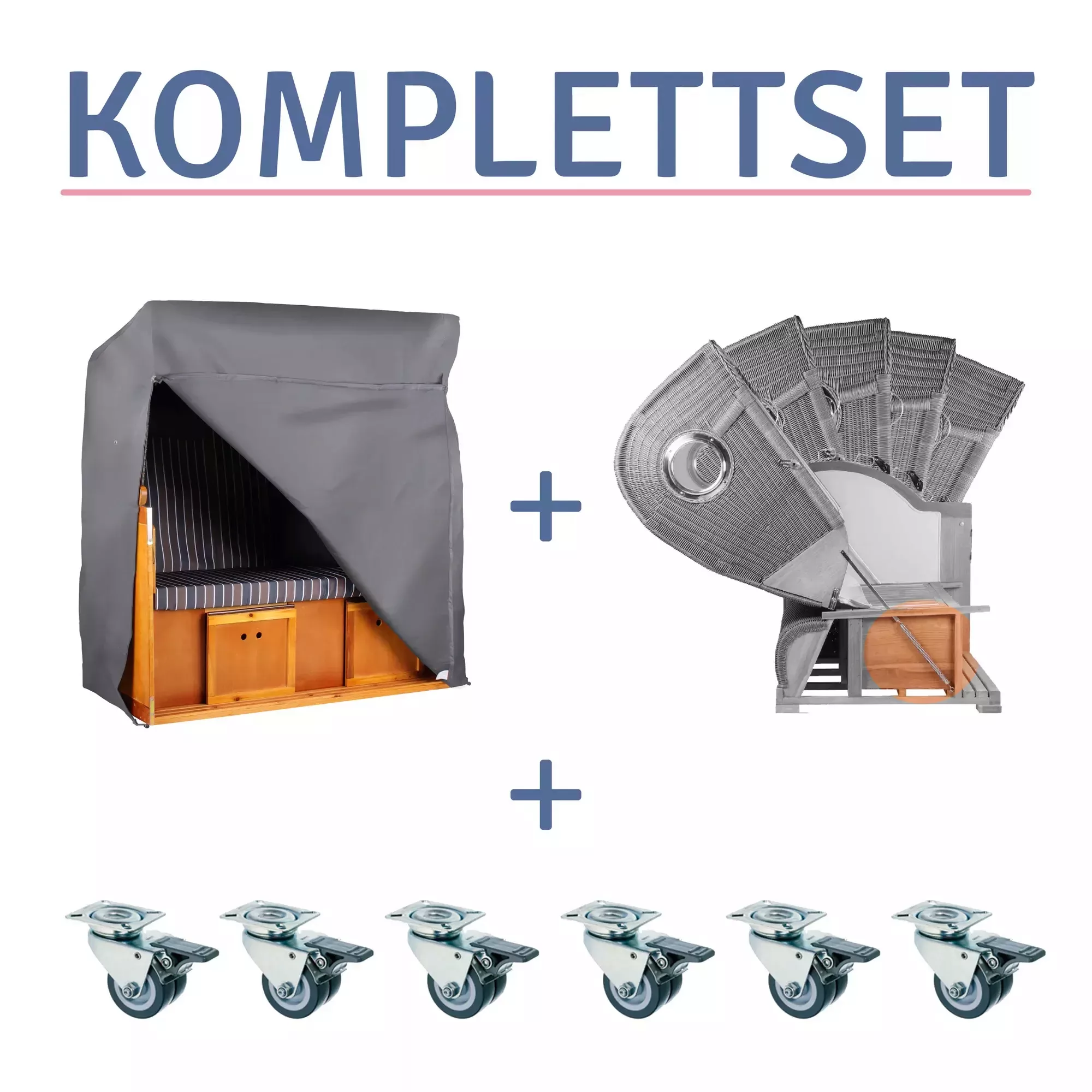 Zubehör Komplettset zum Strandkorb Norderney XXL/Amrum Grande XXL günstig online kaufen