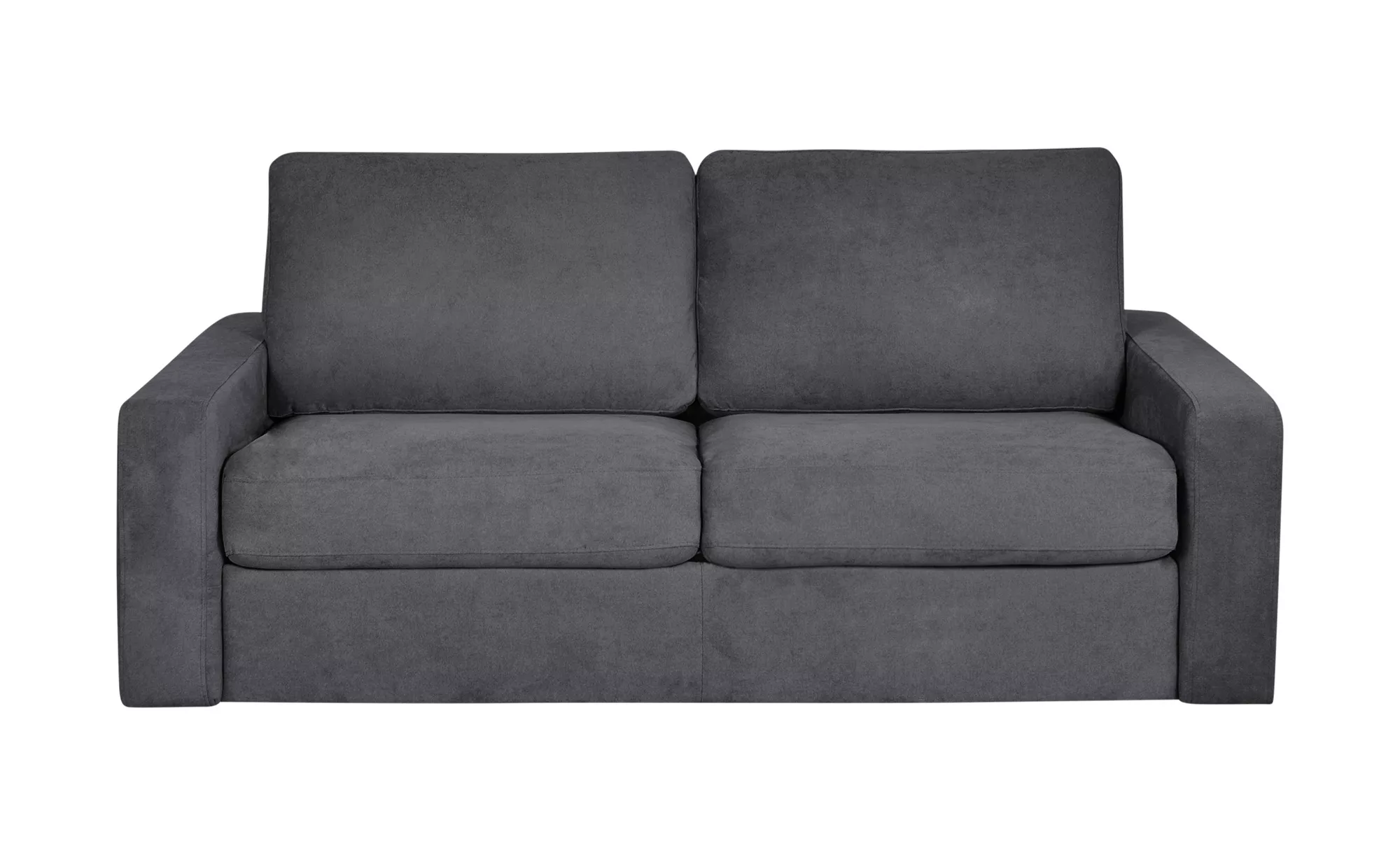Sofa - schwarz - 195 cm - 90 cm - 100 cm - Polstermöbel > Sofas > 3-Sitzer günstig online kaufen