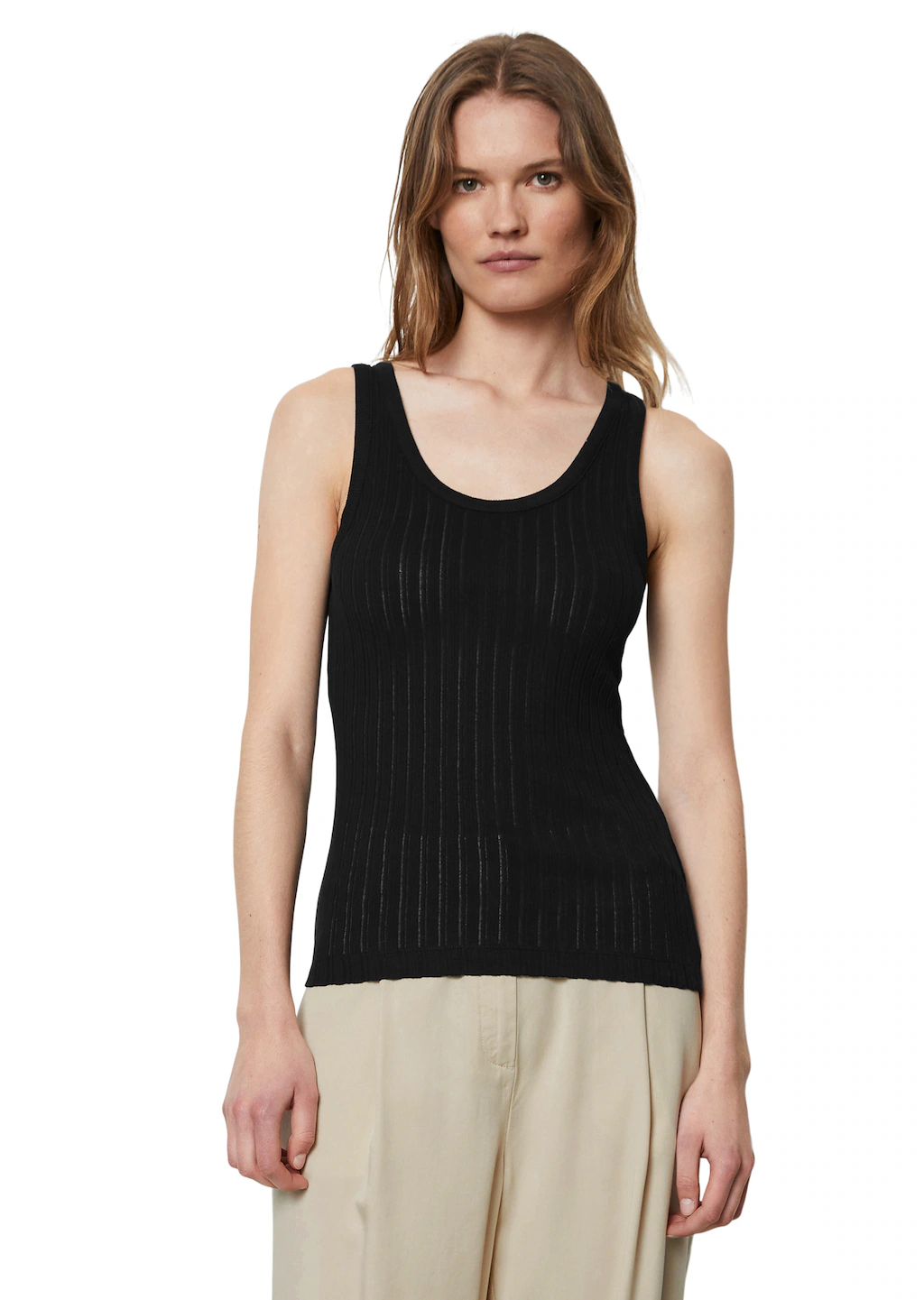 Marc OPolo Tanktop, Pointelle-Tanktop regular günstig online kaufen