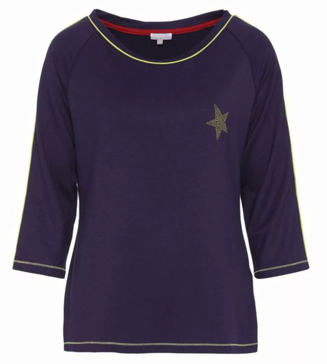 MONACO blue WEEKEND 3/4-Arm-Shirt Sweatshirt figurumspielend mit Stern-Moti günstig online kaufen