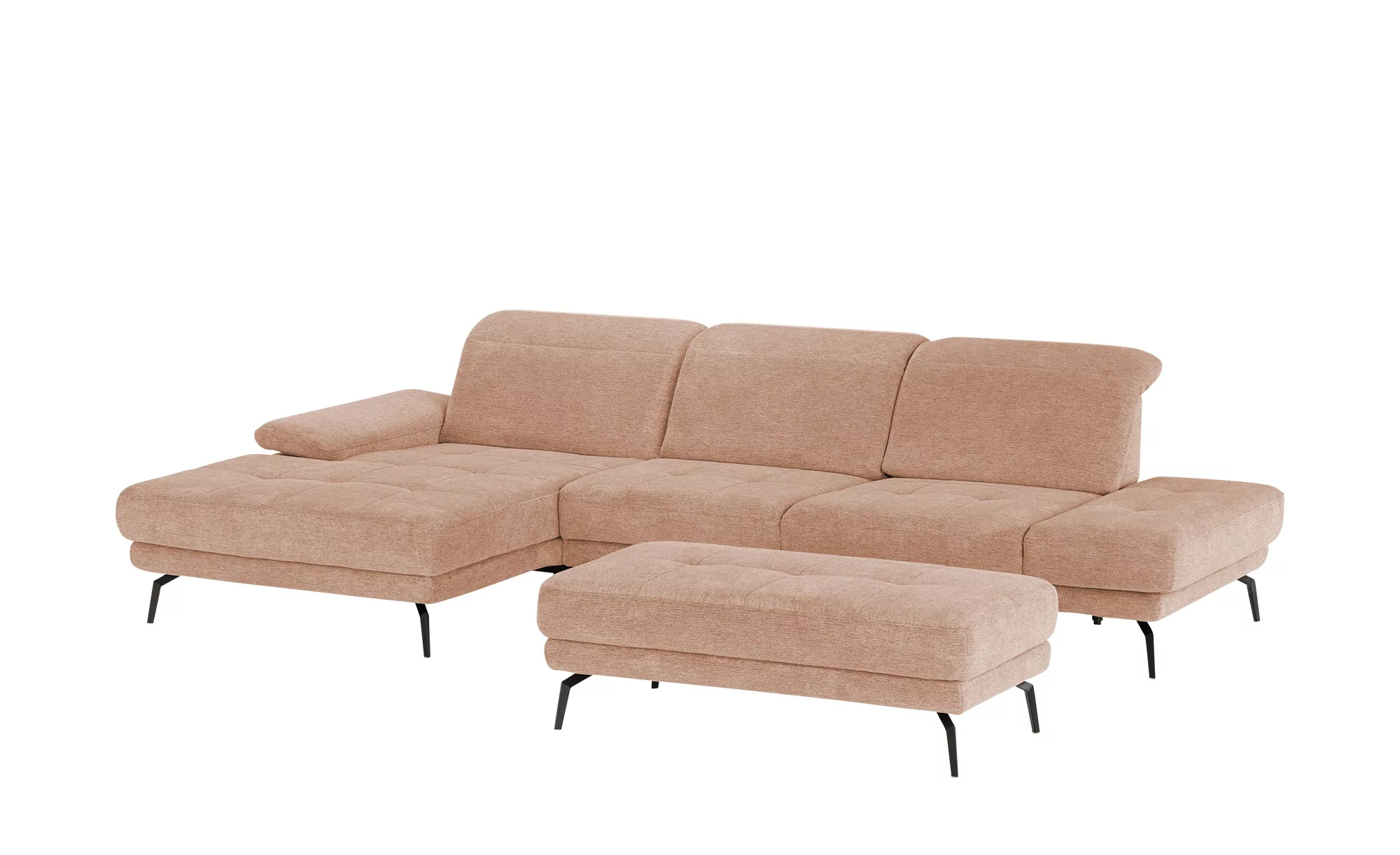 Lounge Collection Hocker  Tessa ¦ orange ¦ Maße (cm): B: 132 H: 45 T: 68 Po günstig online kaufen