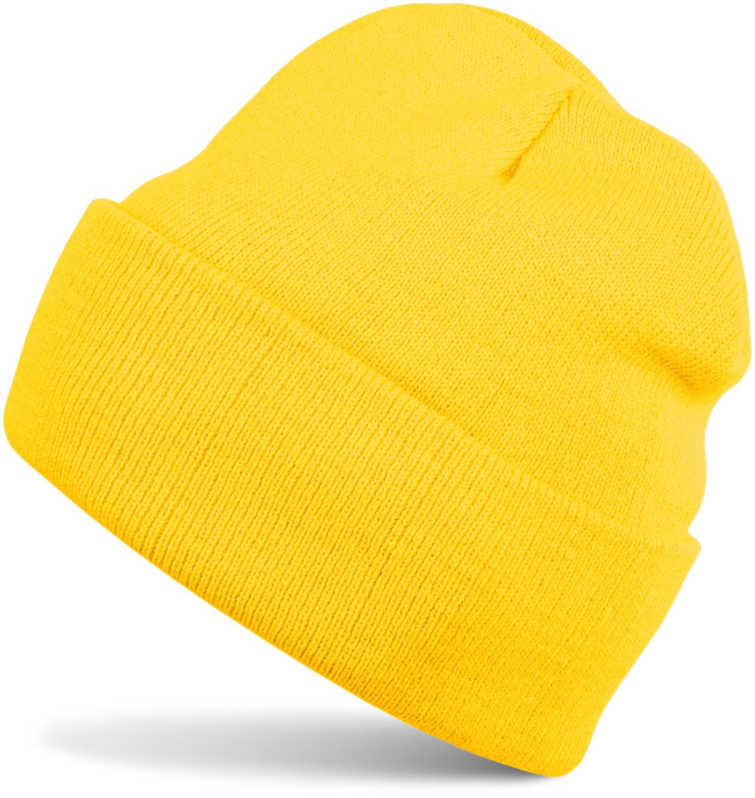 styleBREAKER Strickmütze Winter Strickmütze mit Krempe günstig online kaufen