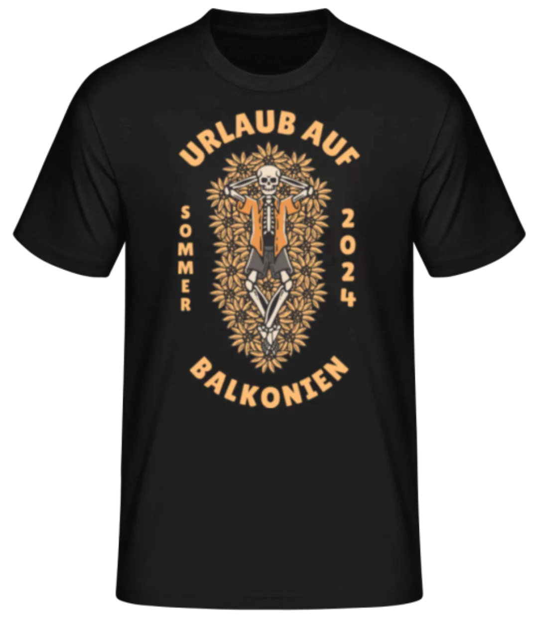 Urlaub Auf Balkonien 2024 · Männer Basic T-Shirt günstig online kaufen