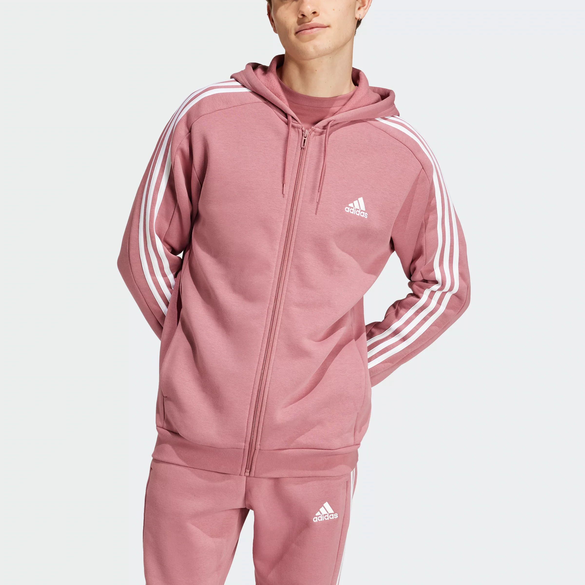 adidas Sportswear Kapuzensweatjacke "M 3S FL FZ HD", angenehmes Material au günstig online kaufen