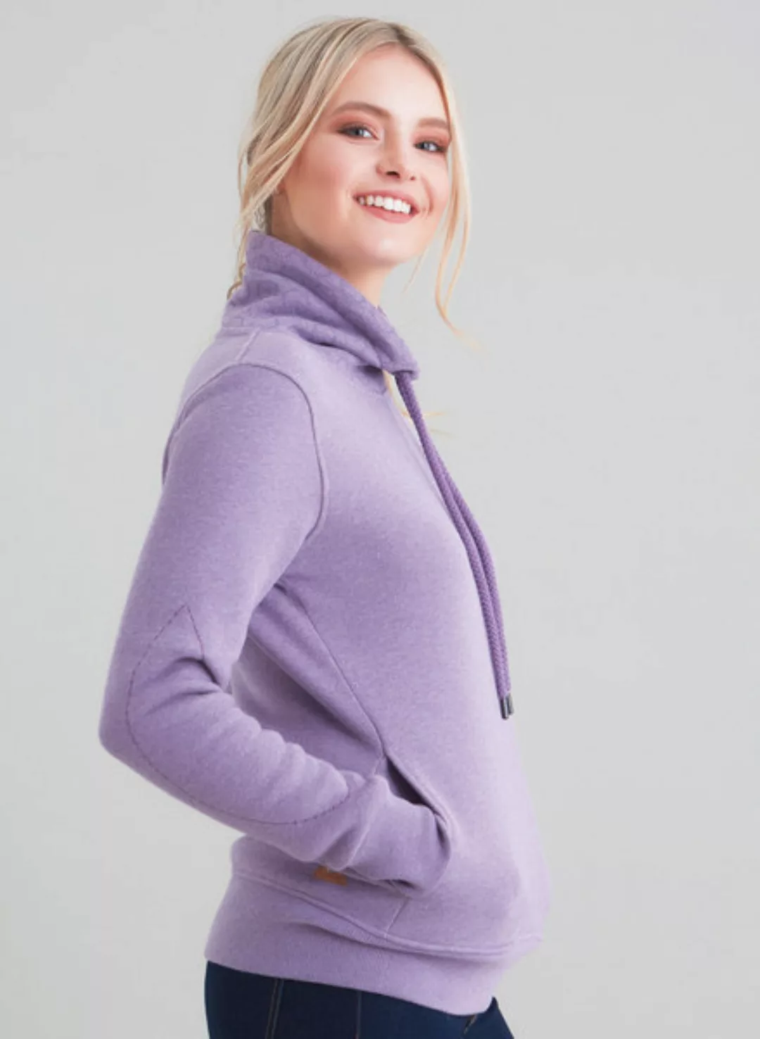 Sweatshirt Aus Bio Baumwolle Mit Kapuze günstig online kaufen