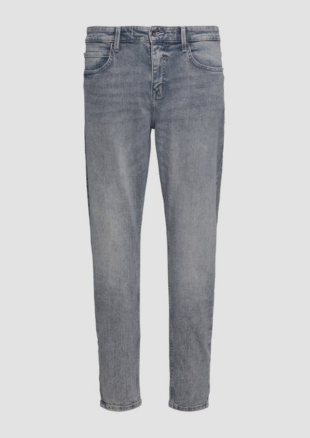 QS Stoffhose Jeans Shawn / Regular Fit / Mid Rise / Tapered Leg günstig online kaufen