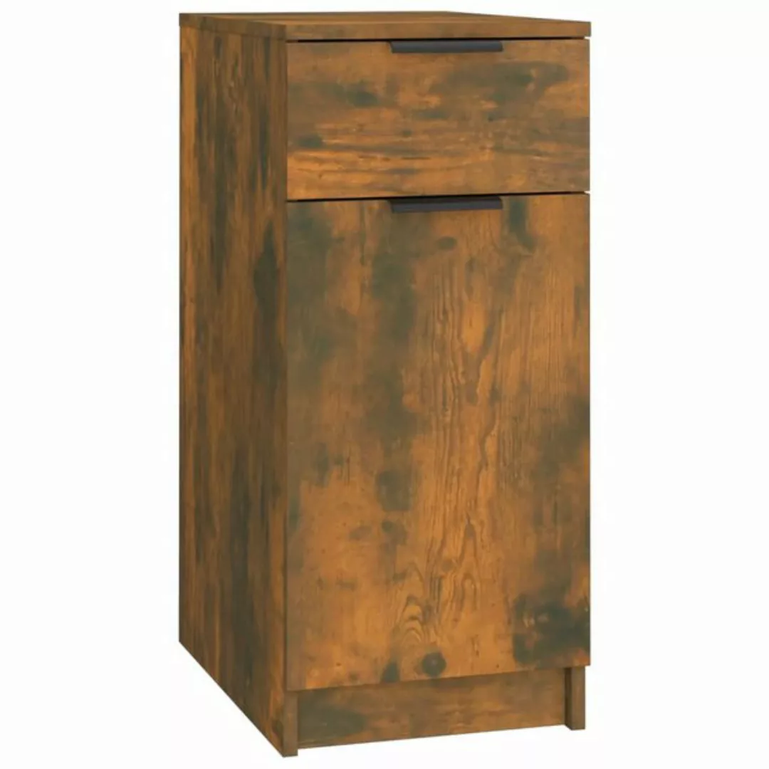 vidaXL Aktenschrank Schreibtischschrank Räuchereiche 33,5x50x75 cm Spanplat günstig online kaufen