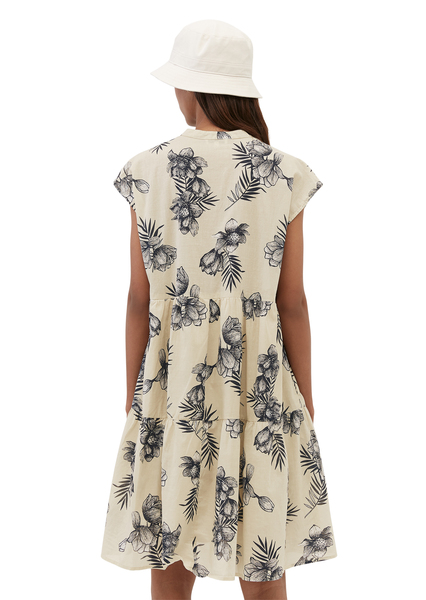 Kleid Gemustert Kurz - Woven Dresses - Aus Bio-baumwolle günstig online kaufen
