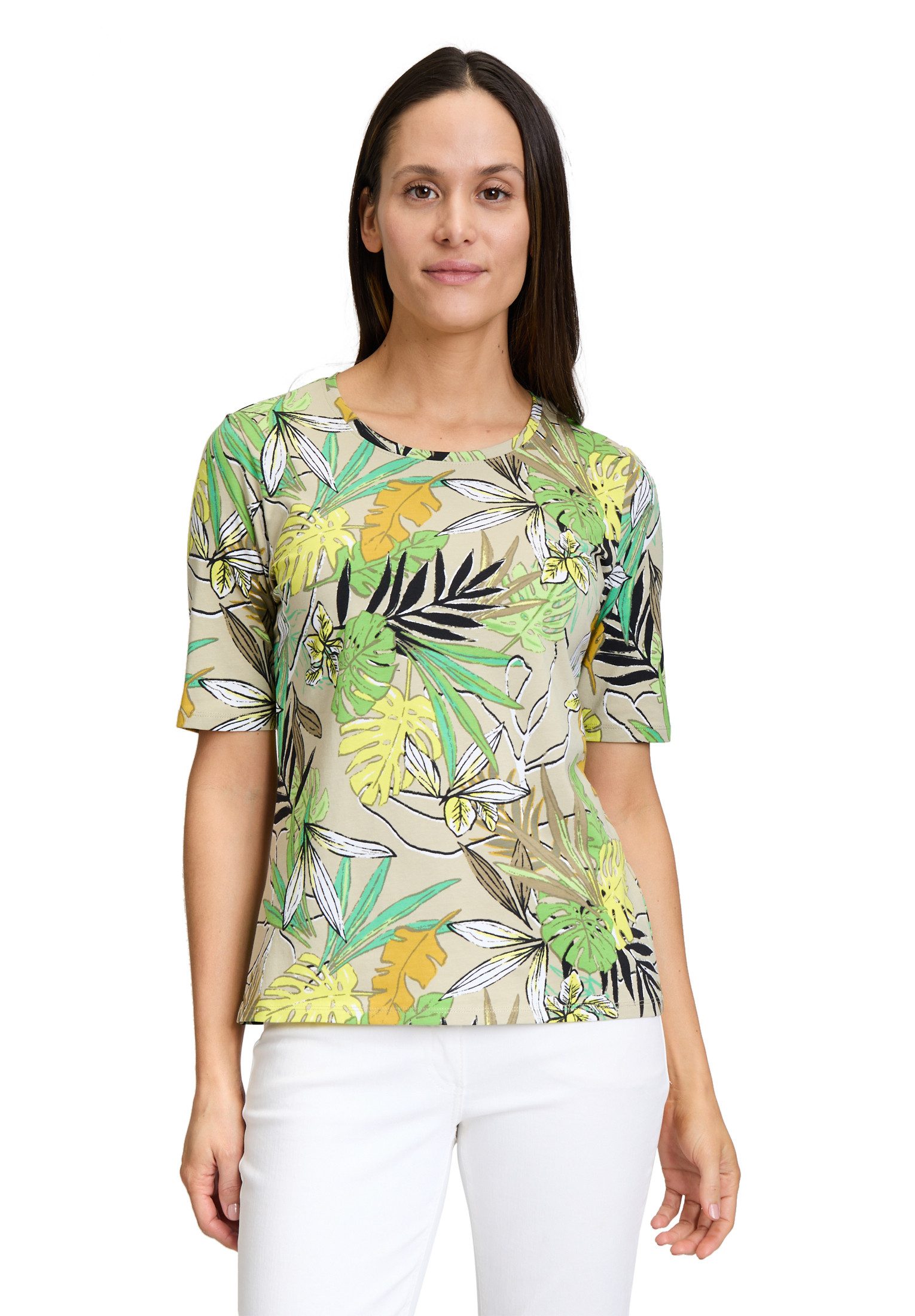 Betty Barclay Kurzarmshirt "Betty Barclay Damen Basic Shirt mit Aufdruck", günstig online kaufen