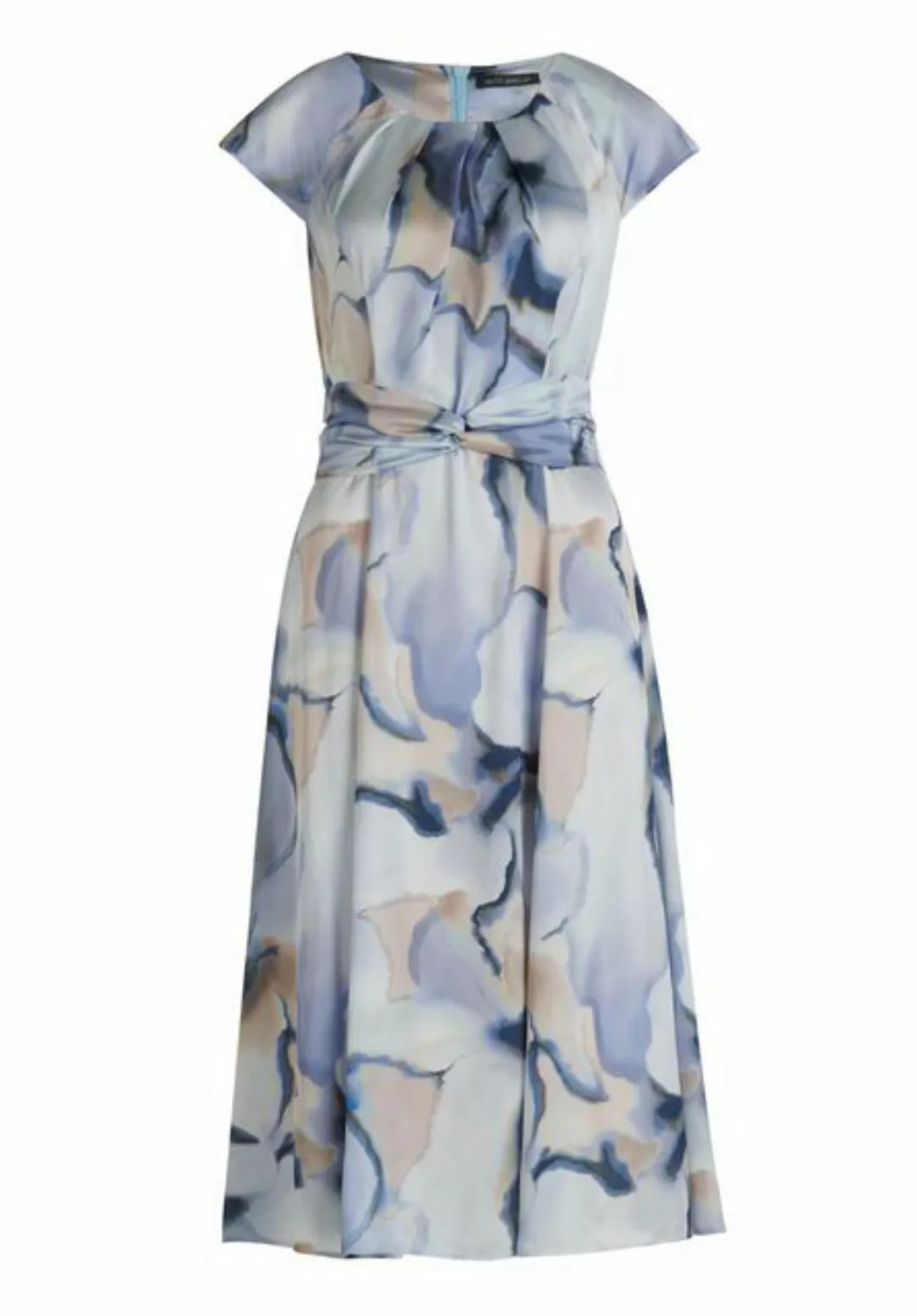 Betty Barclay Sommerkleid Kleid Lang 1/2 Arm, Cream/Blue günstig online kaufen