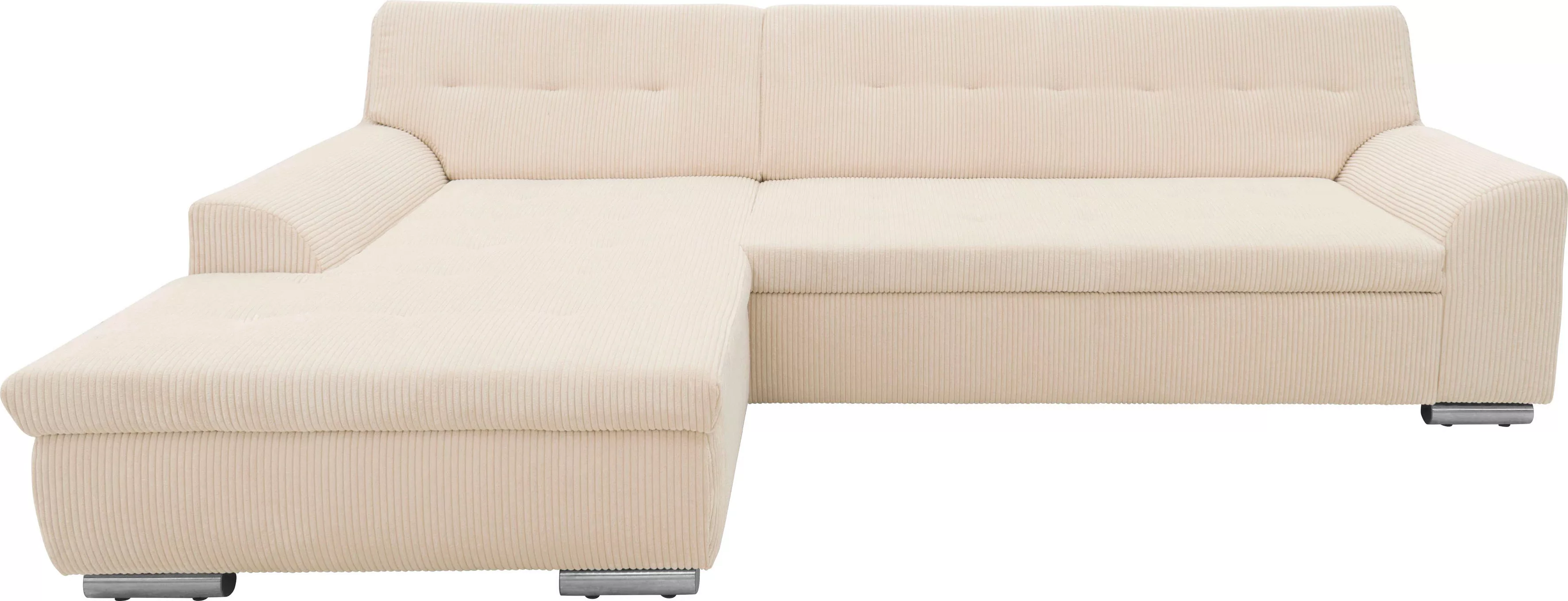 DOMO collection Ecksofa Treviso viele Bezüge, auch in Cord, L-Form, B/T/H: günstig online kaufen