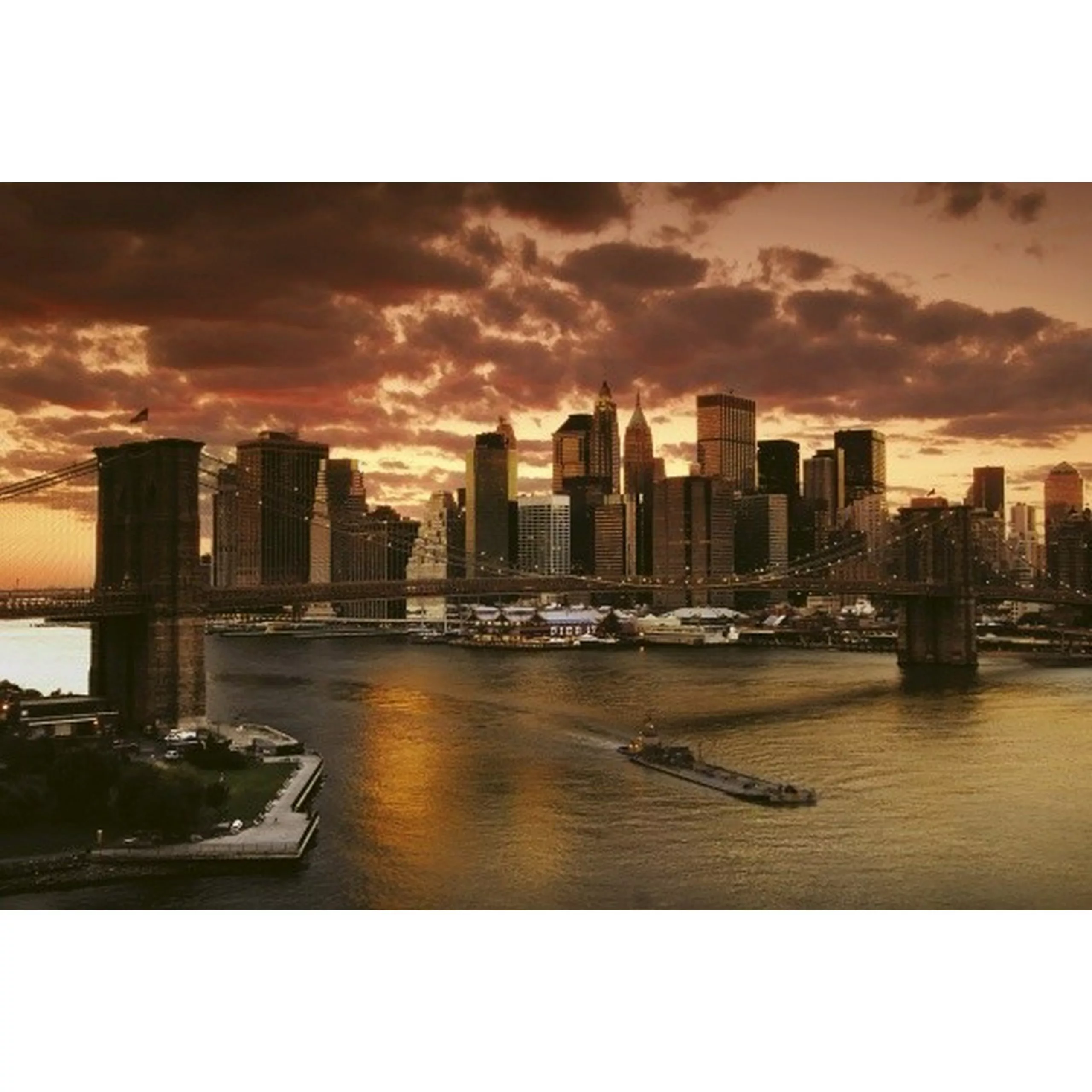 Fototapete NEW YORK  | MS-5-0002 | Orange | Digitaldruck auf Vliesträger günstig online kaufen