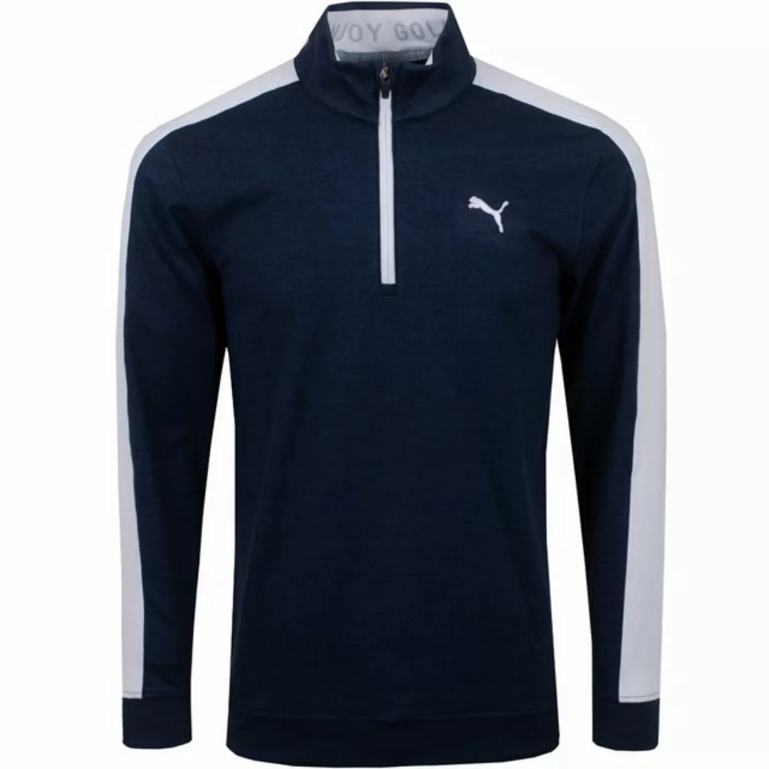 PUMA Longsweatshirt Puma Golf Layer Cloudspun T7 1/4 Zip Navy/Weiß Herren S günstig online kaufen