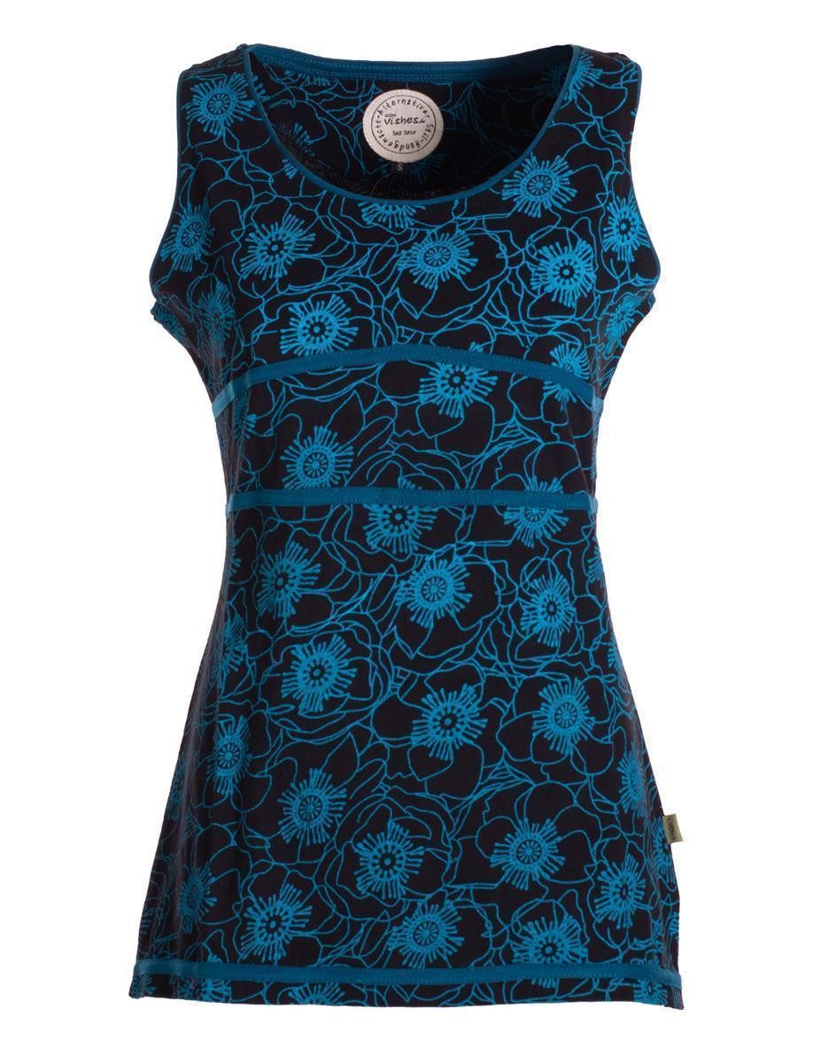 Vishes Shirttop Damen Sommer-Top Tank-Top Blümchen günstig online kaufen