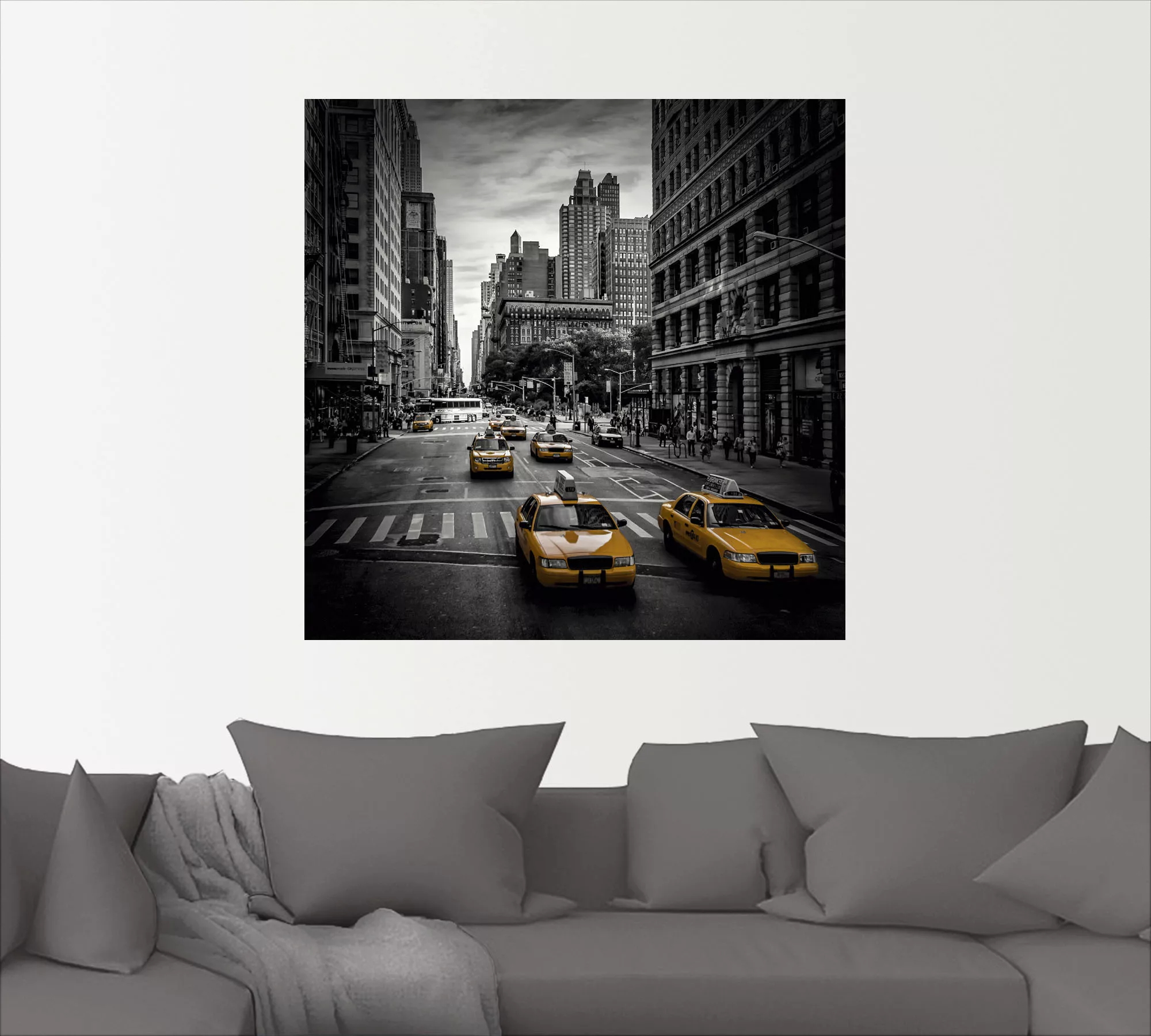 Artland Wandbild "New York City Verkehr 5th Avenue", Amerika, (1 St.) günstig online kaufen