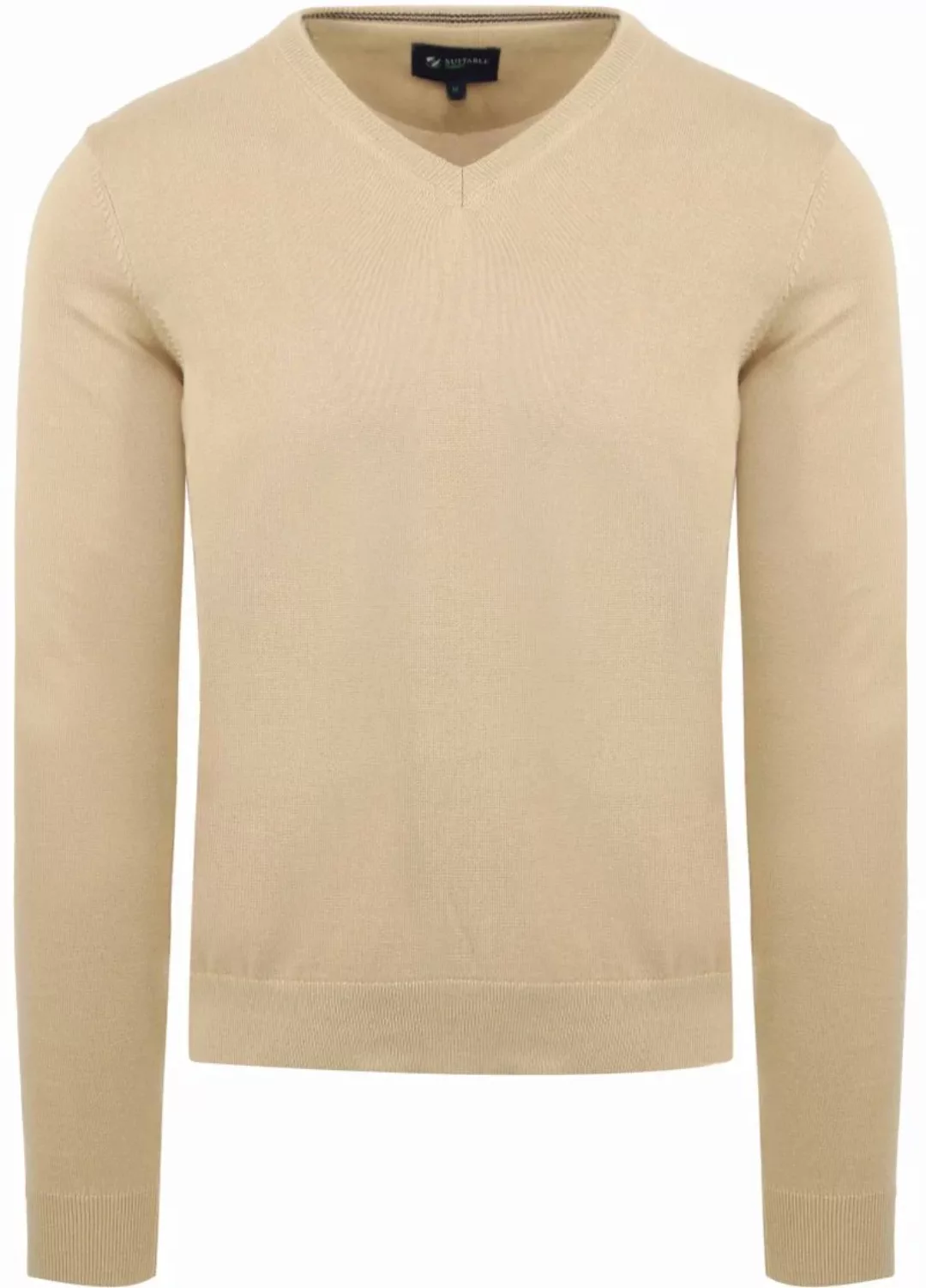 Suitable Respect Bio-Baumwolle Pullover Vinir Beige - Größe XL günstig online kaufen