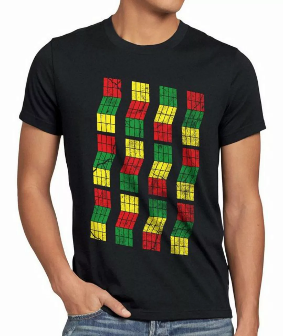 style3 T-Shirt Cubes Sheldon Würfel Big Bang Rubik Meltig Cooper Zauber The günstig online kaufen