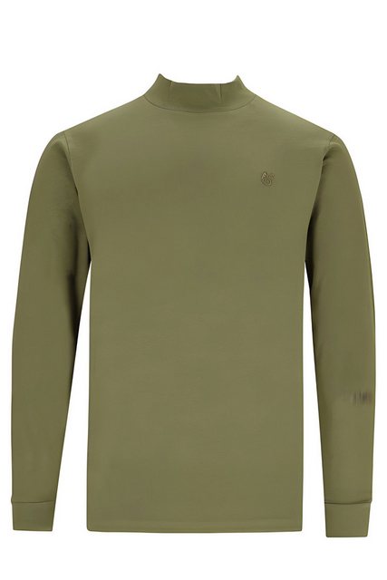 Hajo Stehkragenpullover Basic-Stehkragenshirt in reiner Baumwolle günstig online kaufen