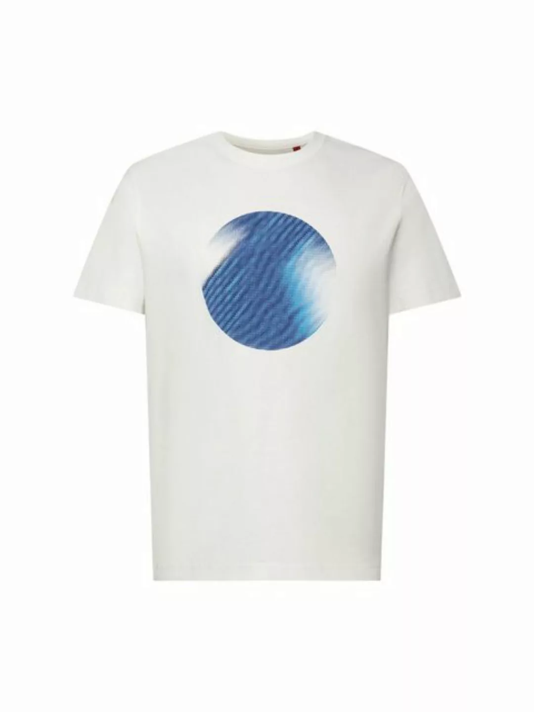 Esprit T-Shirt T-Shirt mit Print vorne, 100 % Baumwolle (1-tlg) günstig online kaufen