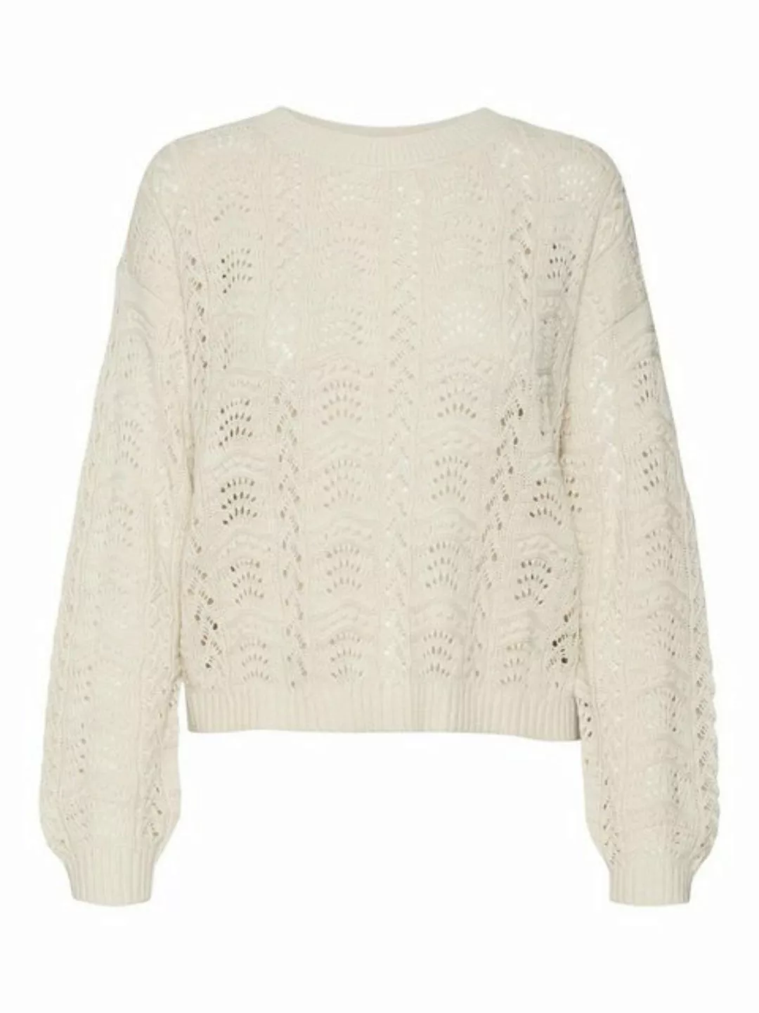 Vero Moda Strickpullover VMARLET LS O-NECK SHORT PULLOVER BO günstig online kaufen