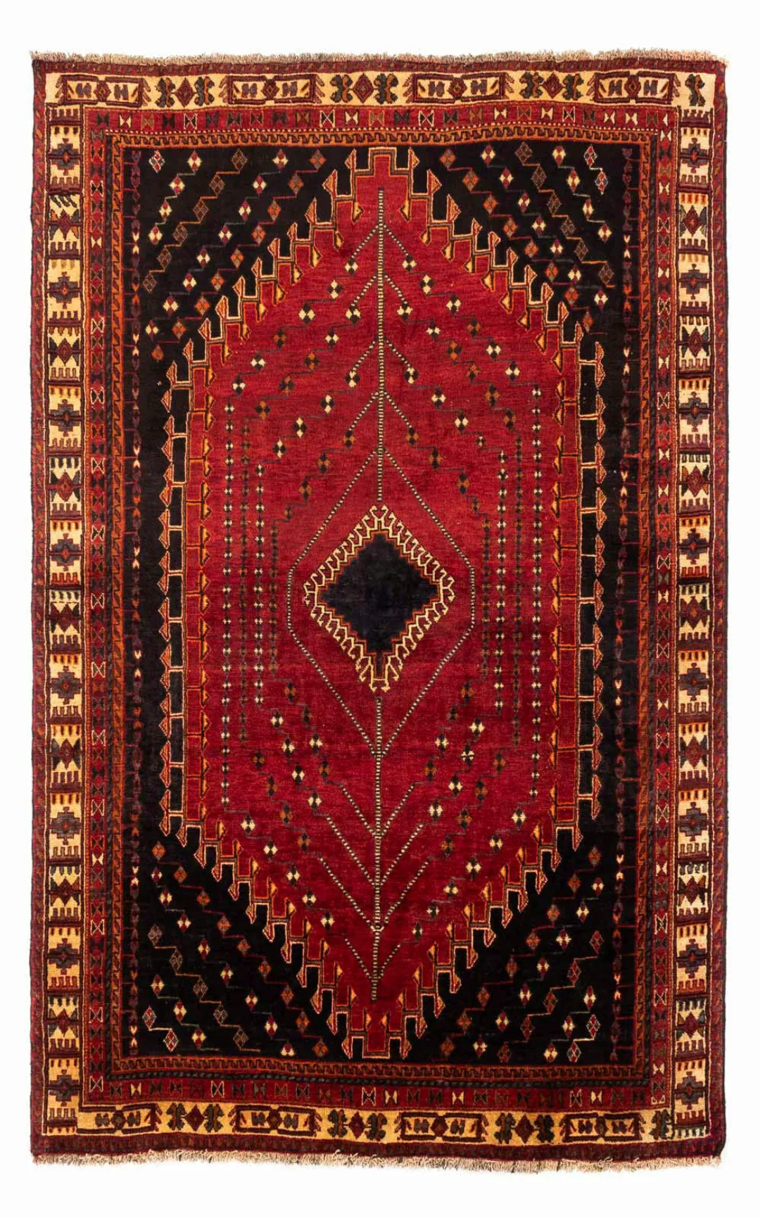 morgenland Wollteppich »Shiraz Medaillon 260 x 161 cm«, rechteckig, Unikat günstig online kaufen