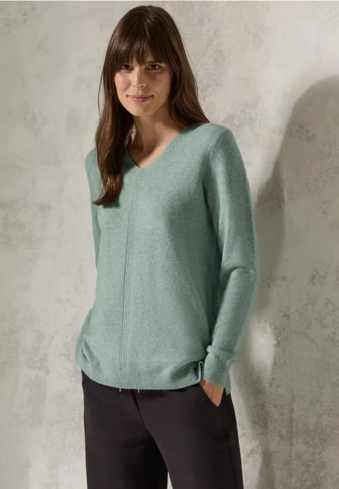 Cecil Strickpullover, mit Strick-Detail günstig online kaufen