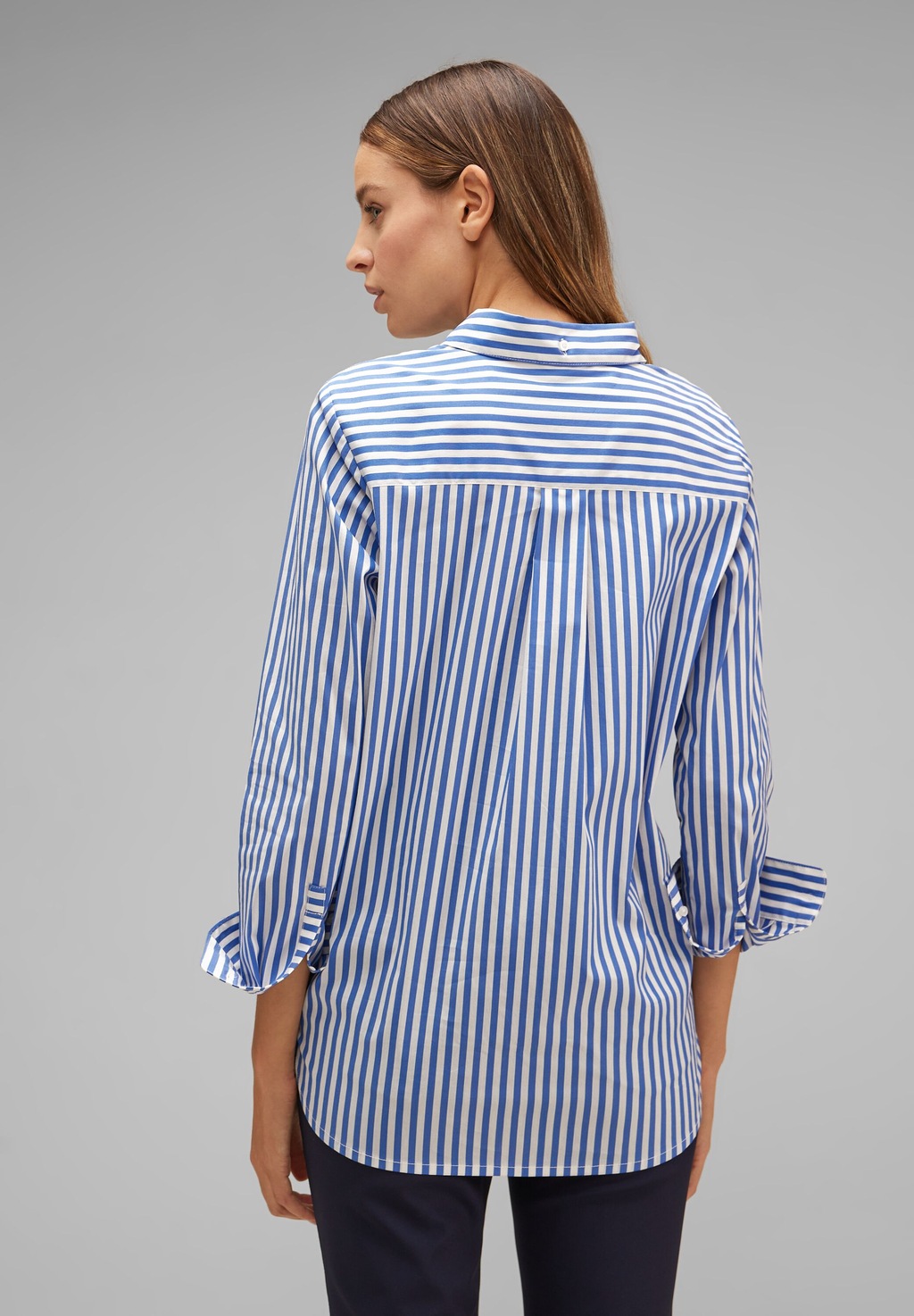 STREET ONE Longbluse Striped Office Blouse mit Streifenmuster günstig online kaufen